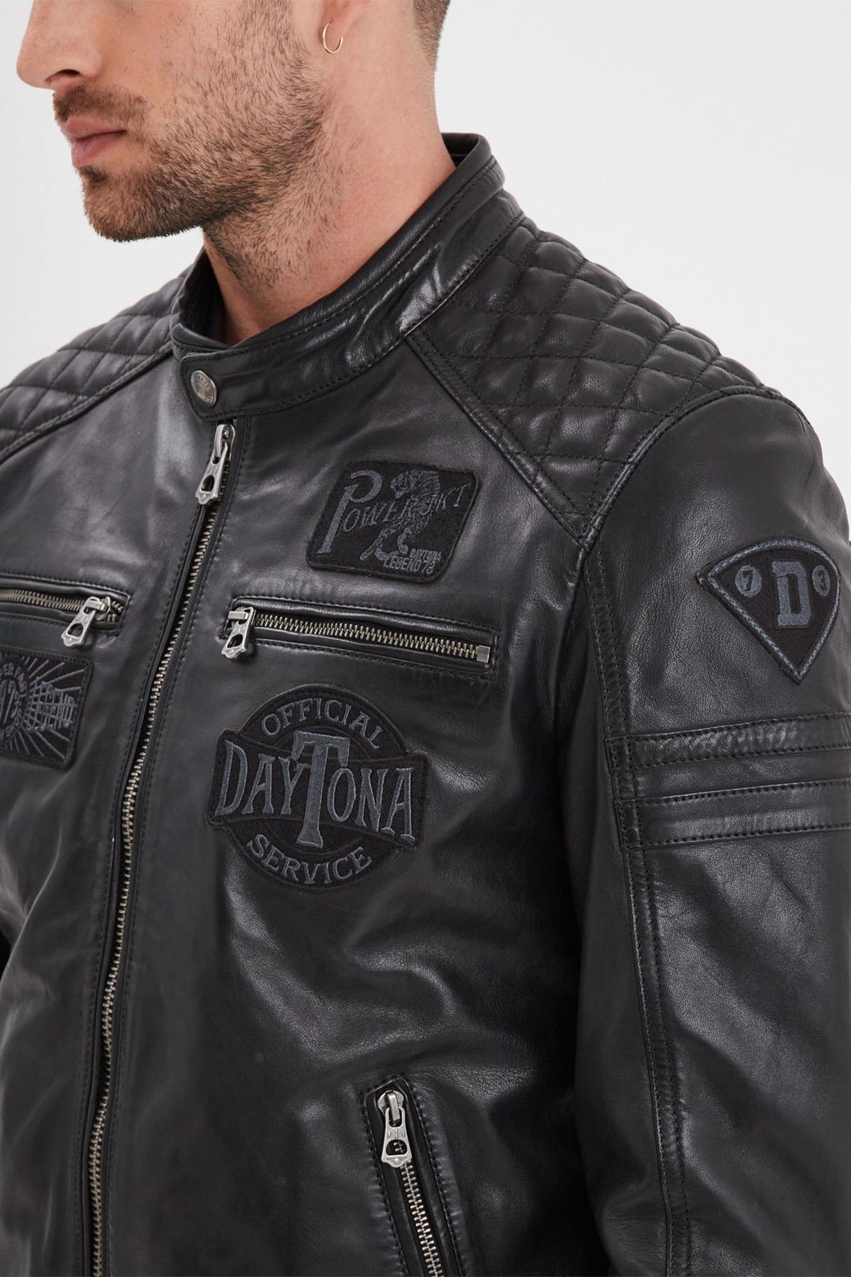 Chaqueta Hombre Daytona WALKOR SHEEP ATLAS VEG BLACK/BLACK — vista 3