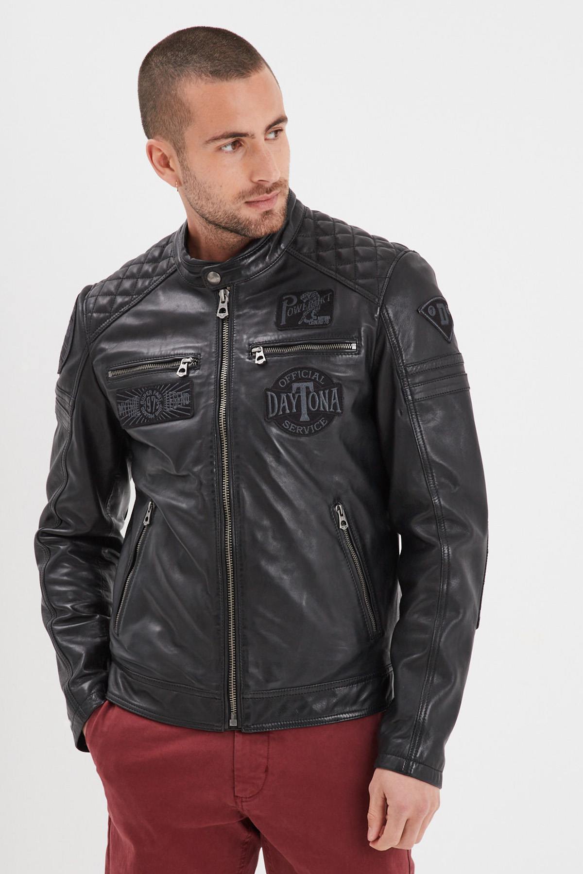 Chaqueta Hombre Daytona WALKOR SHEEP ATLAS VEG BLACK/BLACK — vista 1