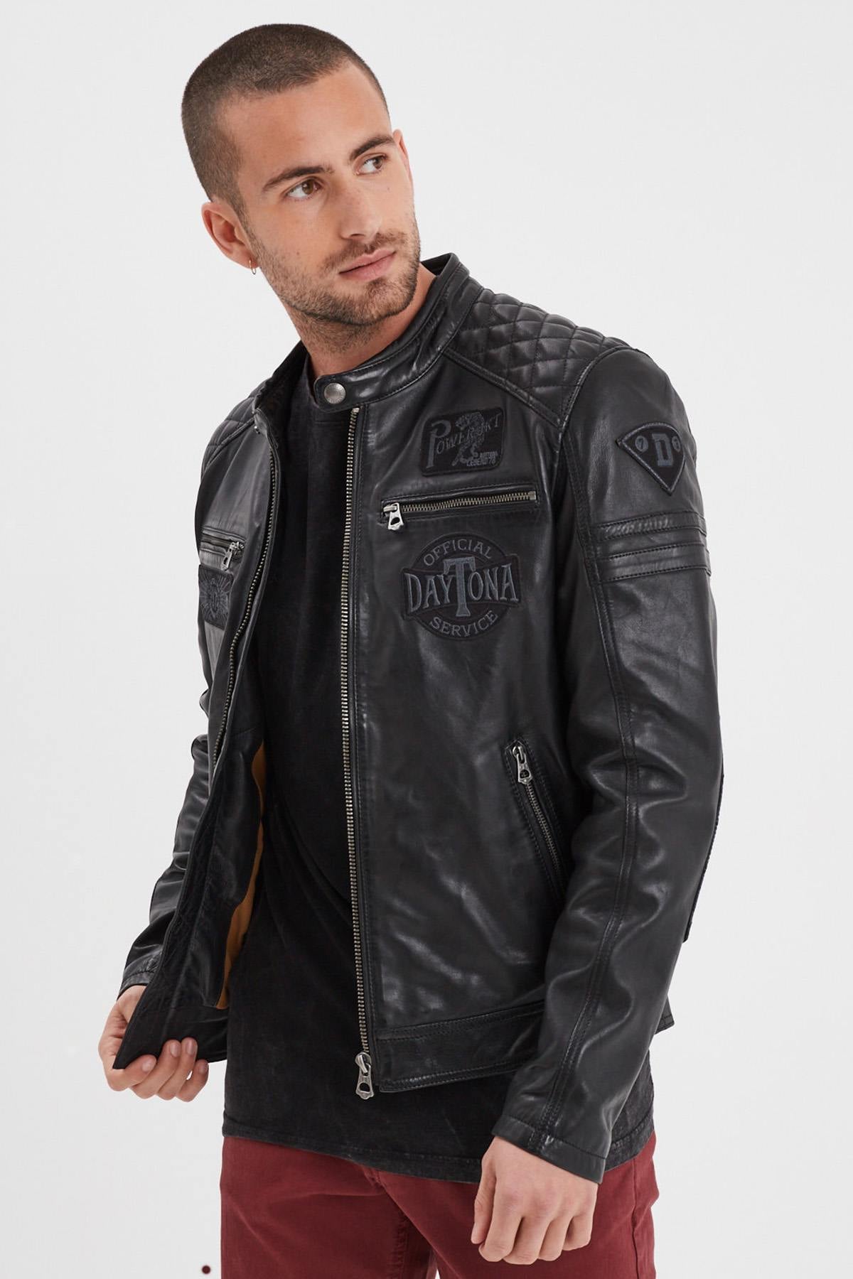Chaqueta Hombre Daytona WALKOR SHEEP ATLAS VEG BLACK/BLACK — vista 4