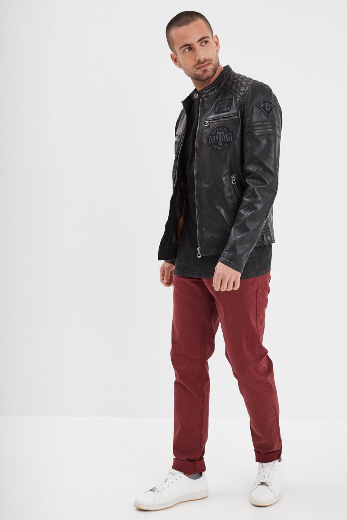 Chaqueta Hombre Daytona WALKOR SHEEP ATLAS VEG BLACK/BLACK — vista 8