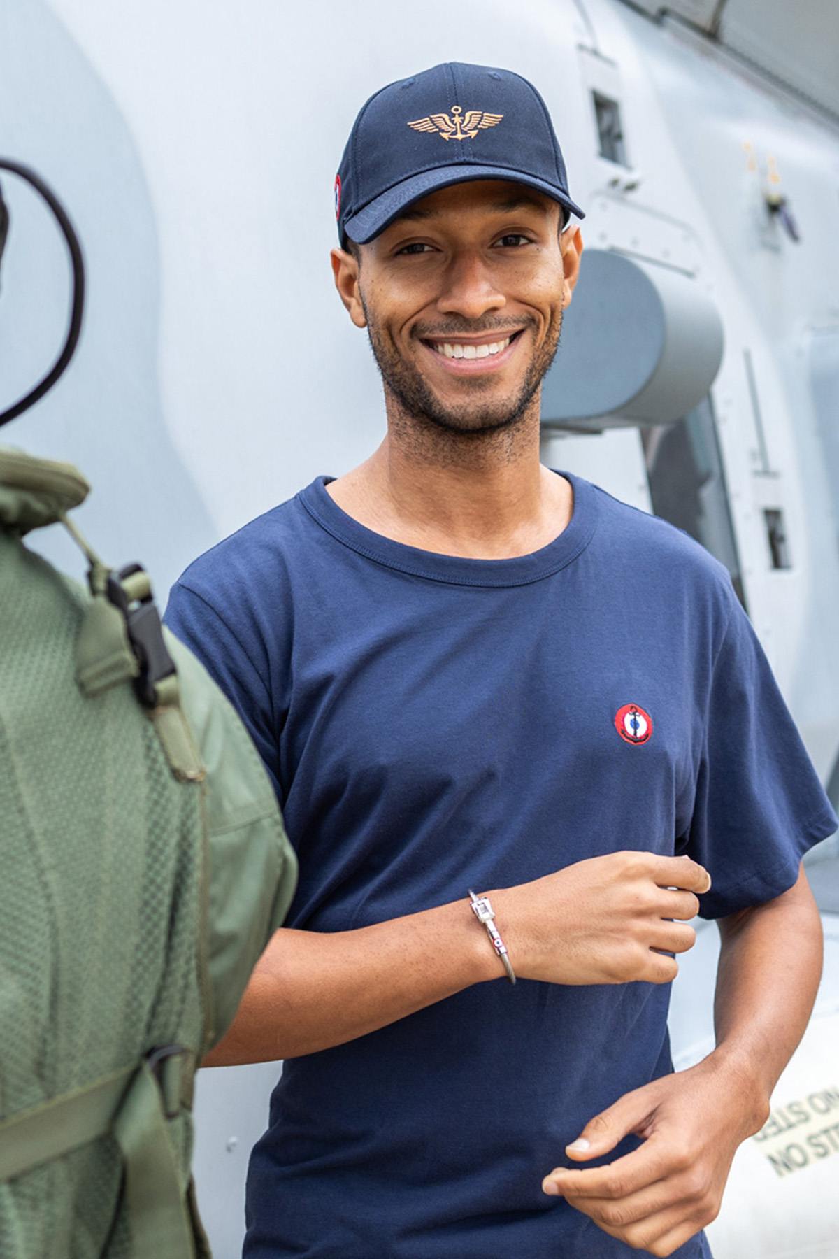 T-shirt Uomo Marine Nationale FLOTILLE MN NAVY — vista 1
