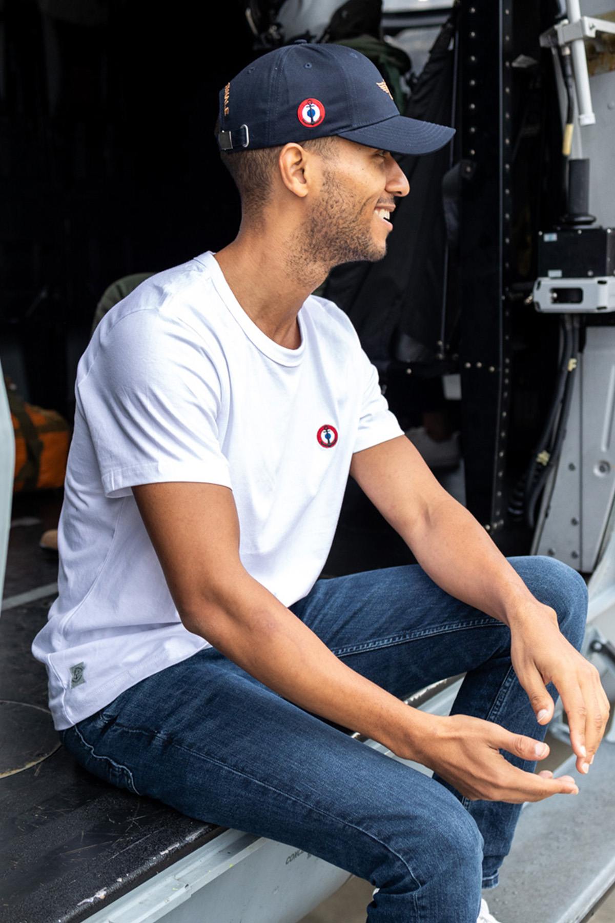 T-shirt Uomo Marine Nationale FLOTILLE MN WHITE — vista 1