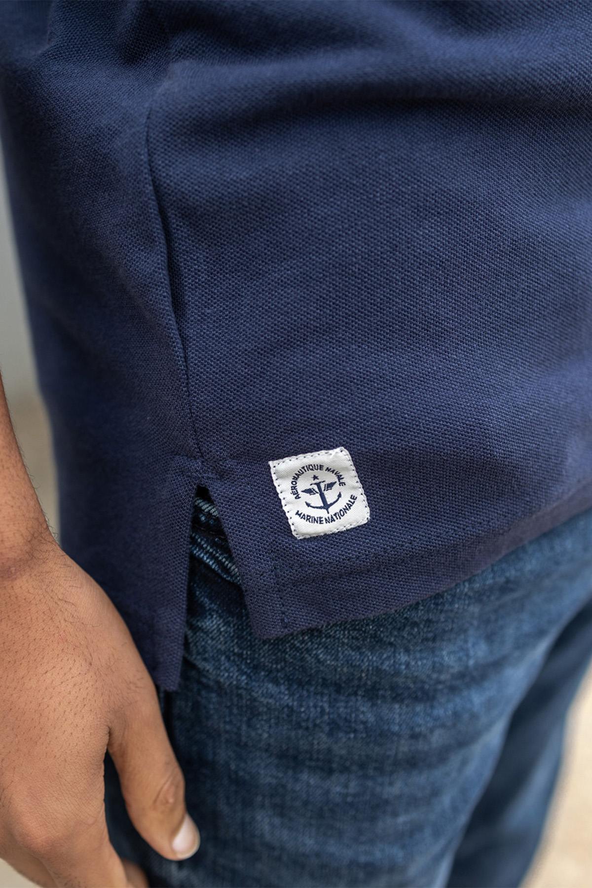 Polo Uomo Marine Nationale AERONEF MN NAVY — vista 3
