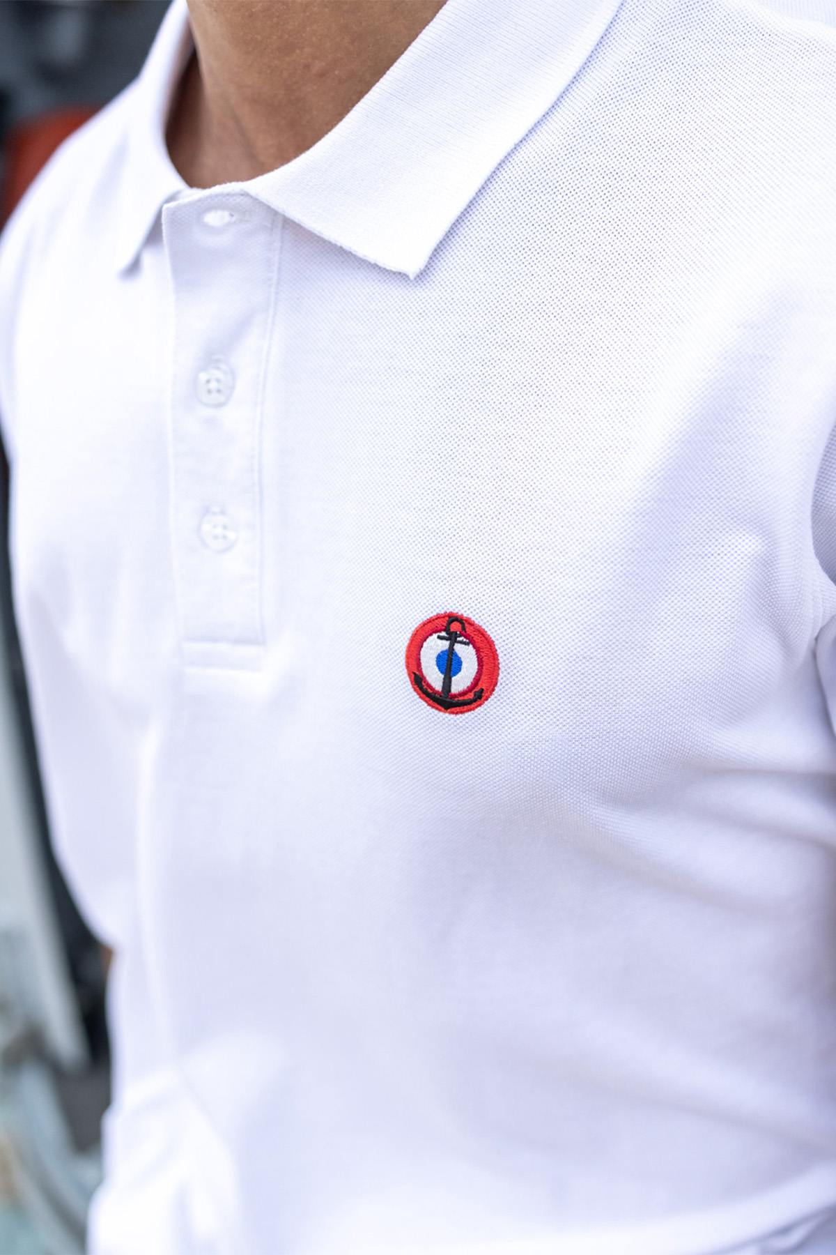 Polo Uomo Marine Nationale AERONEF MN WHITE — vista 2