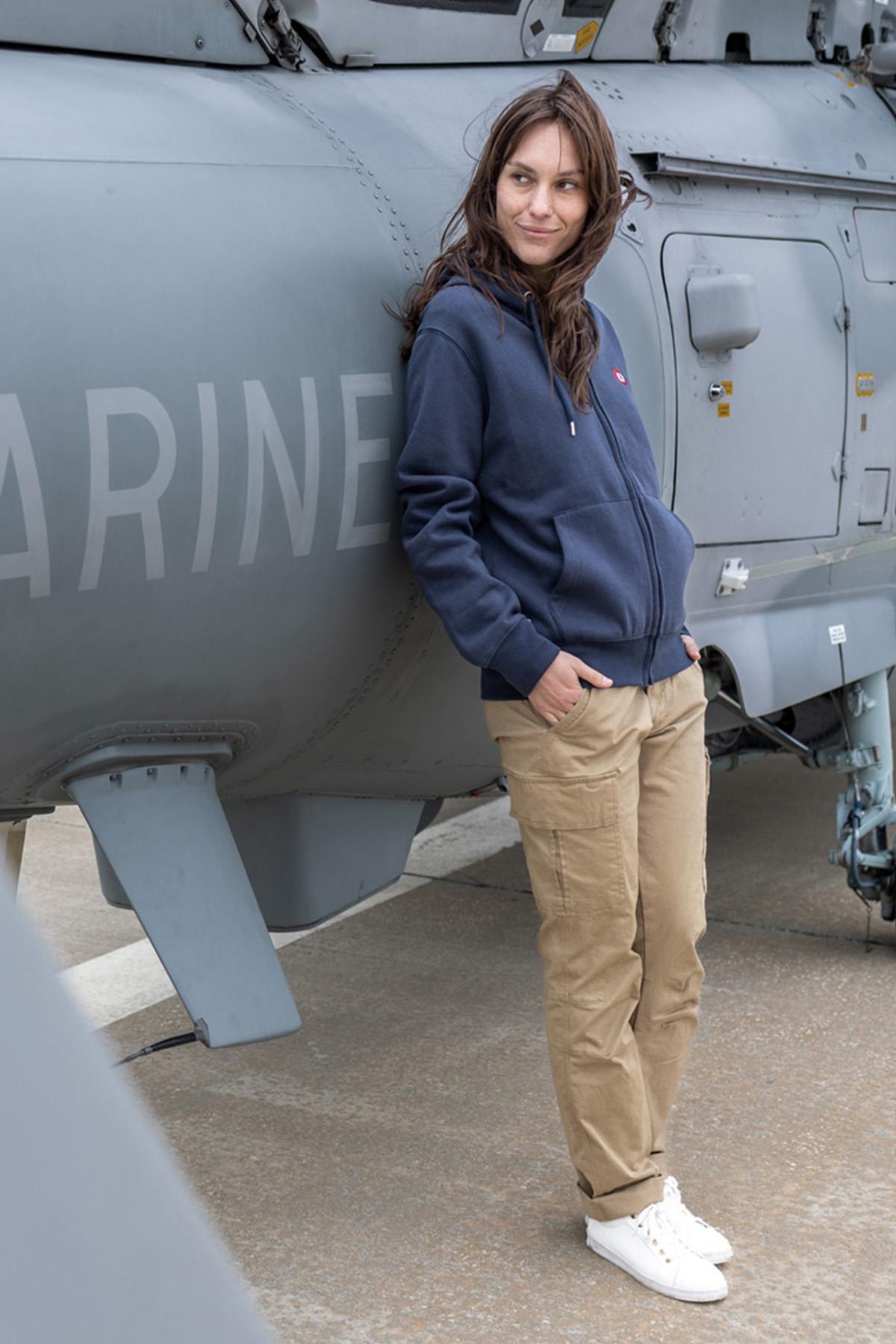 Gemischt Pullover/sweatshirt Marine Nationale DAUPHIN MN NAVY — Ansicht 4