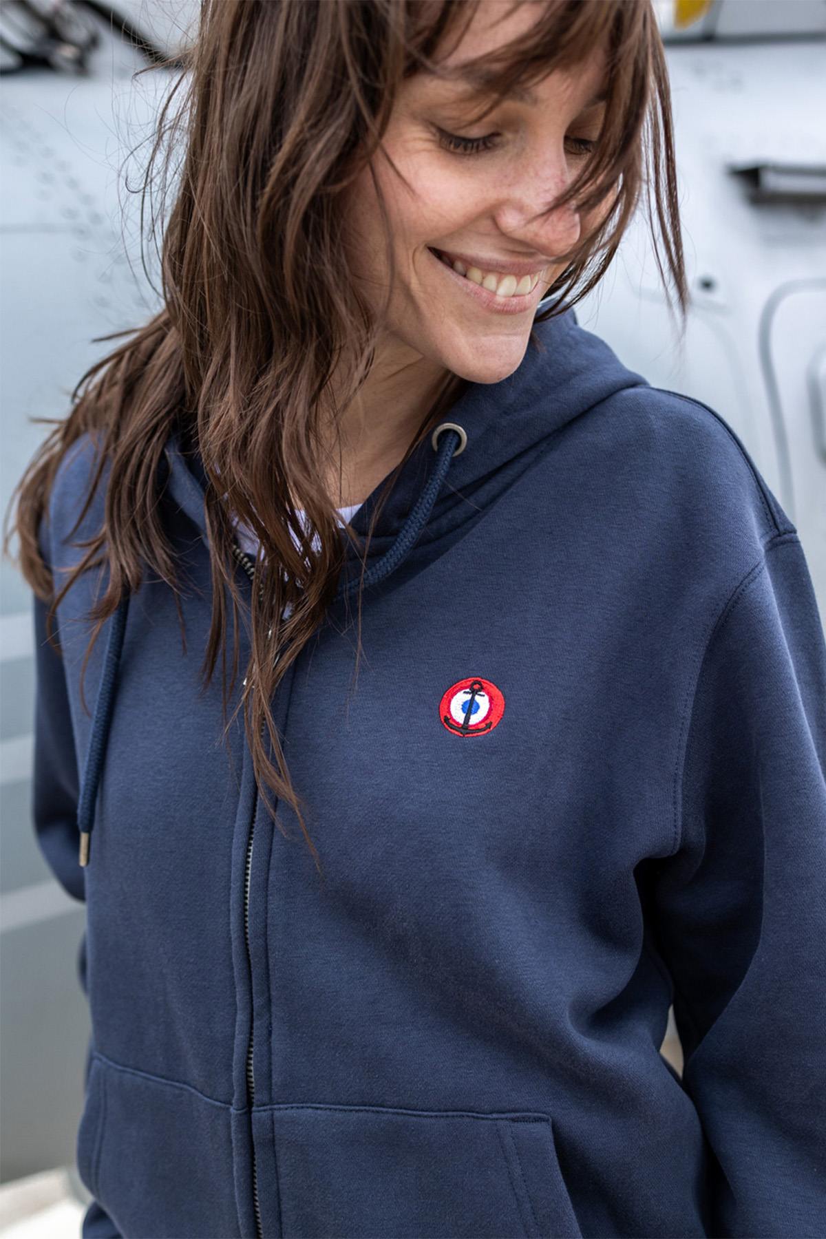 Gemischt Pullover/sweatshirt Marine Nationale DAUPHIN MN NAVY — Ansicht 2