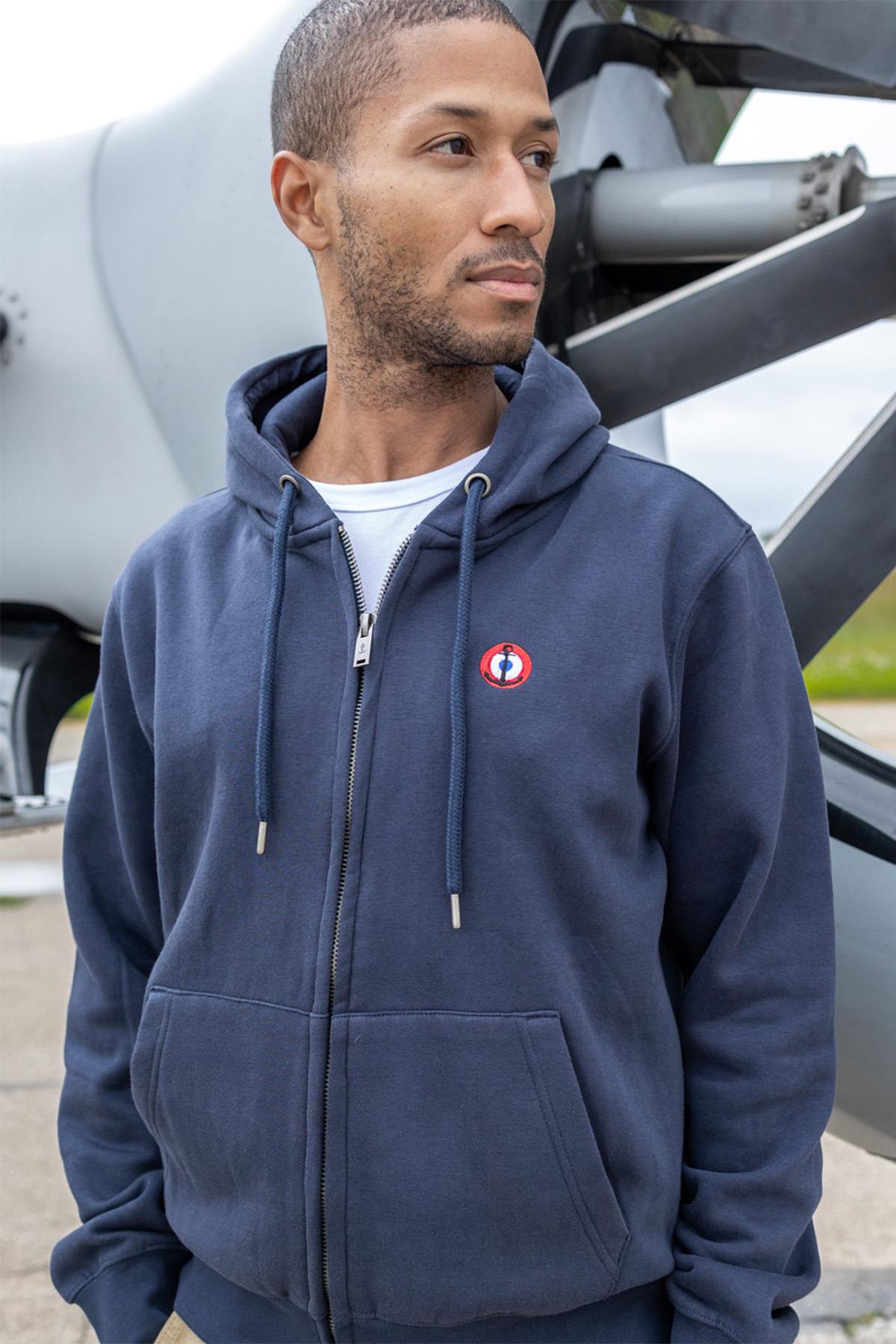 Gemischt Pullover/sweatshirt Marine Nationale DAUPHIN MN NAVY — Ansicht 1