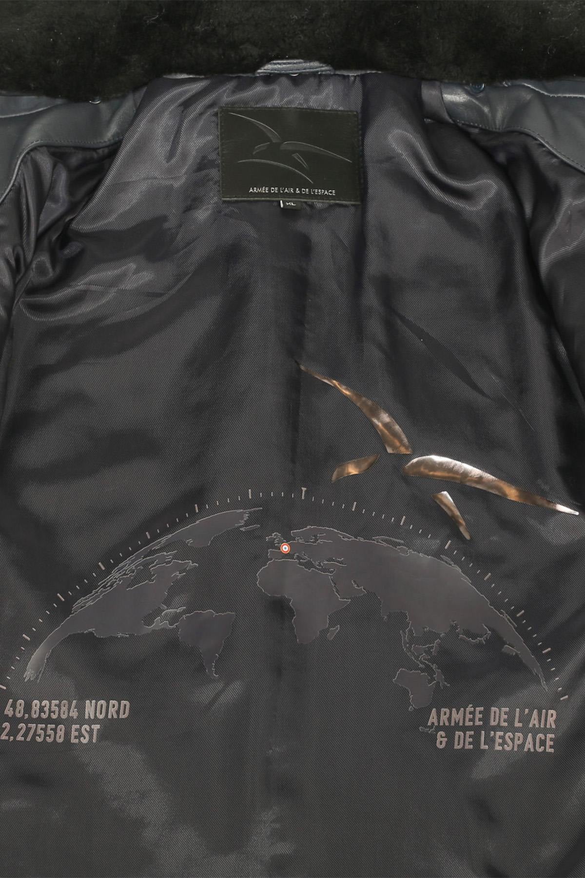Herren Jacke Armée De L'air Et De L'espace JET ATLAS BROWN — Ansicht 3