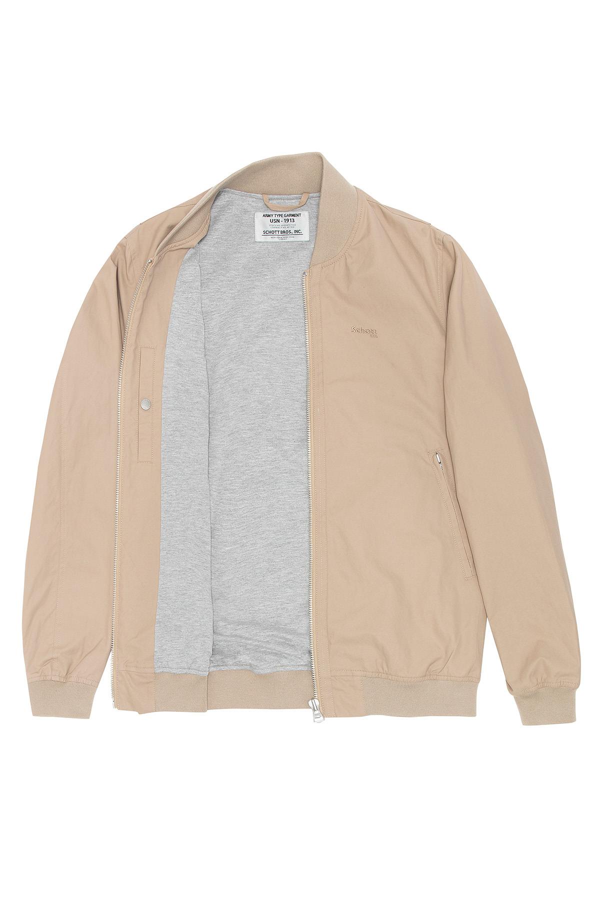Chaqueta Hombre Schott MACOLE ARMY BEIGE — vista 3