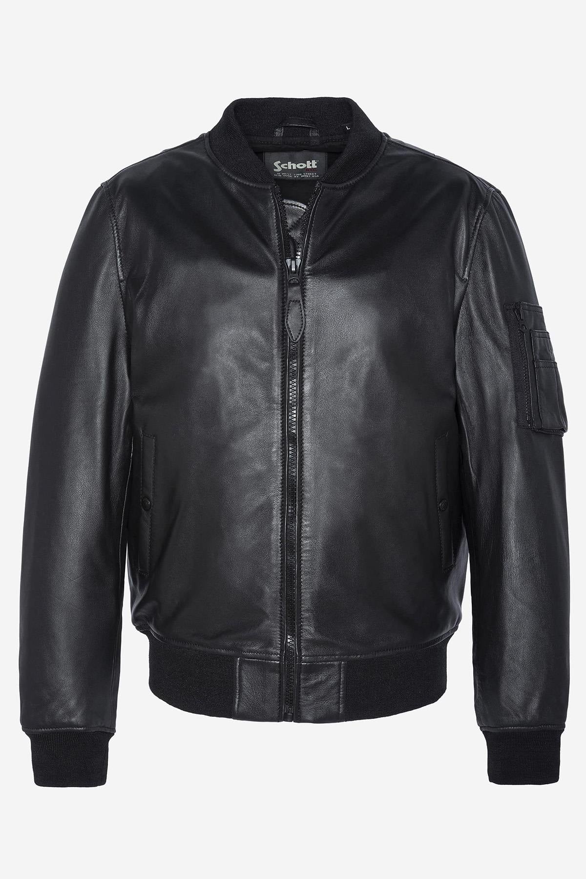 Chaqueta Hombre Schott LCQUEENS BLACK — vista 5