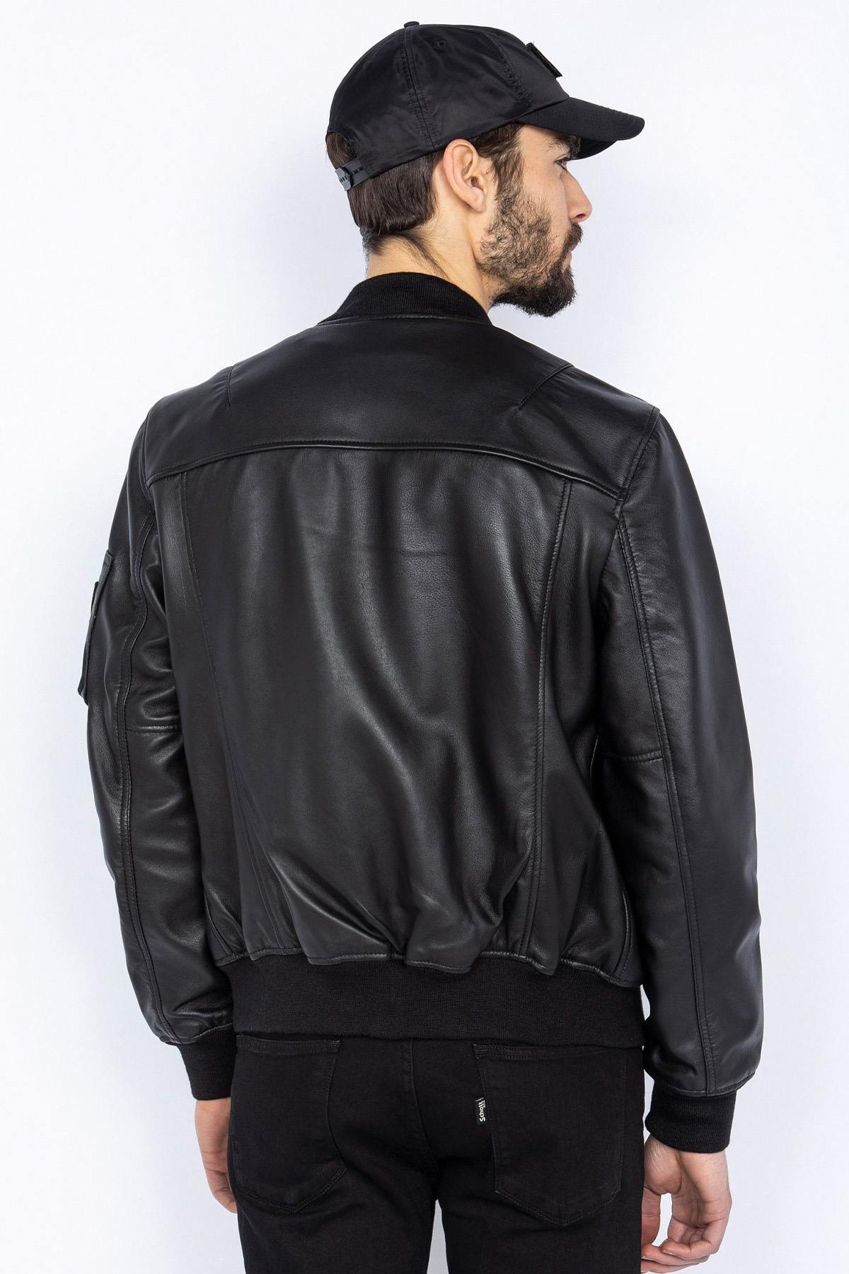 Chaqueta Hombre Schott LCQUEENS BLACK — vista 3