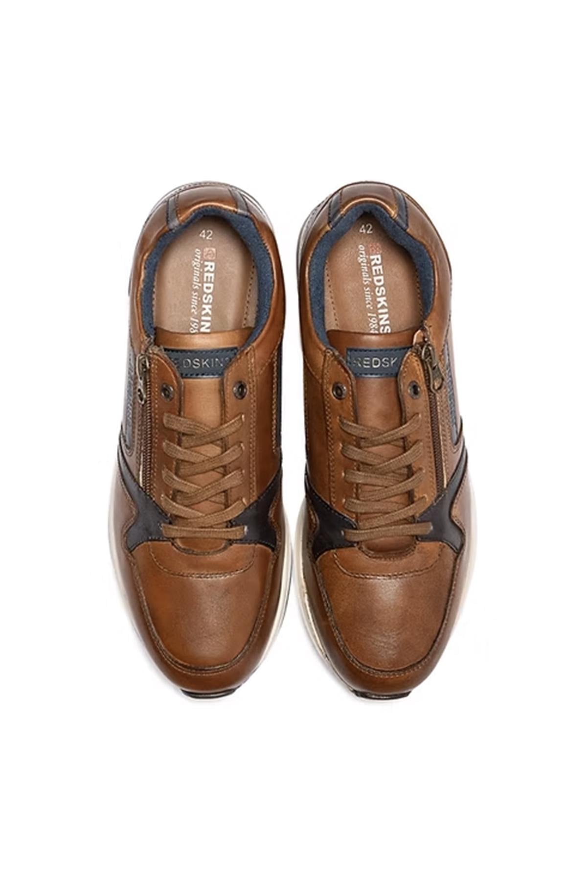 Herren Schuhe Redskins LUDIC COGNAC MARINE CHATAIGNE — Ansicht 4