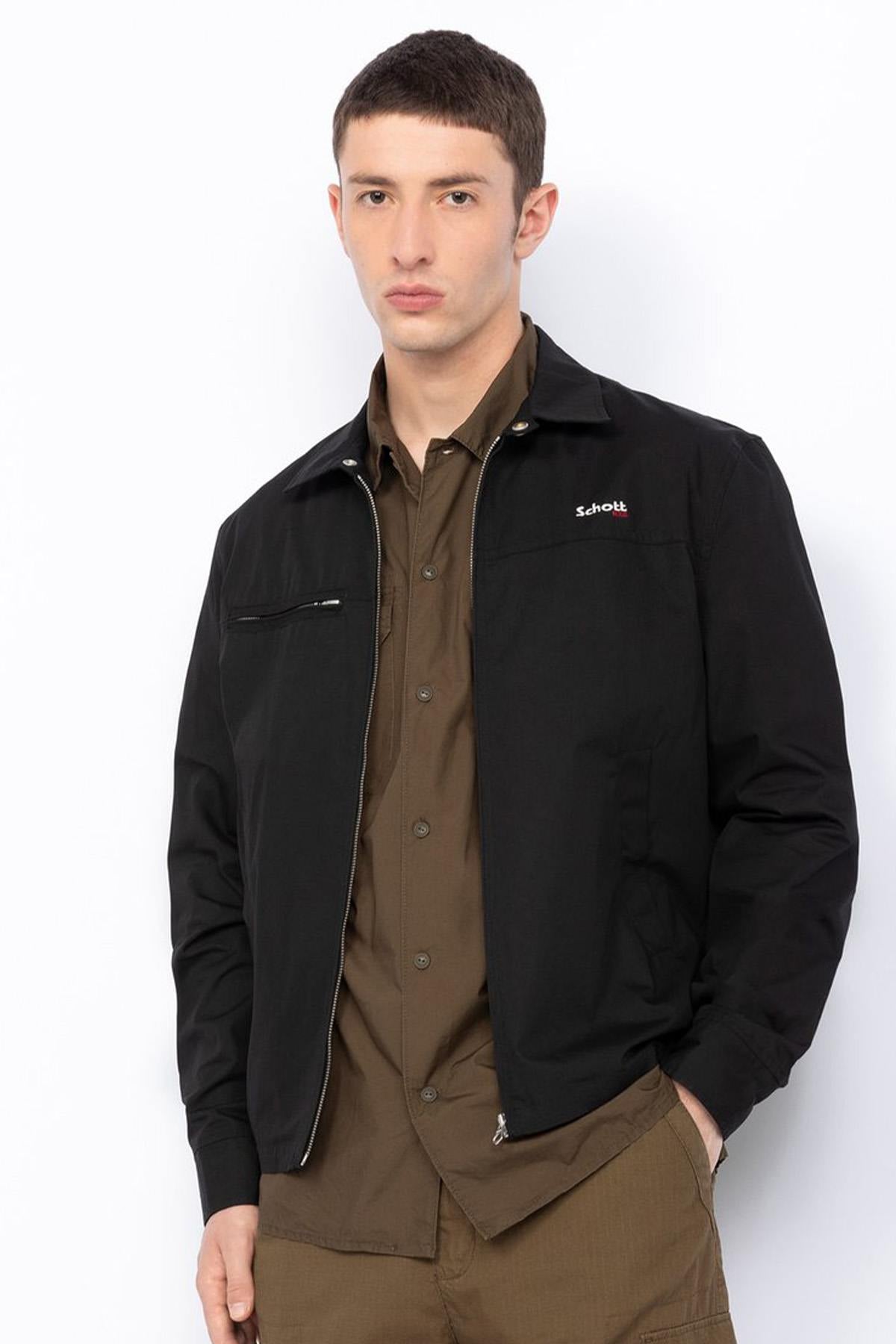 Chaqueta Hombre Schott CADAMS BLACK — vista 1