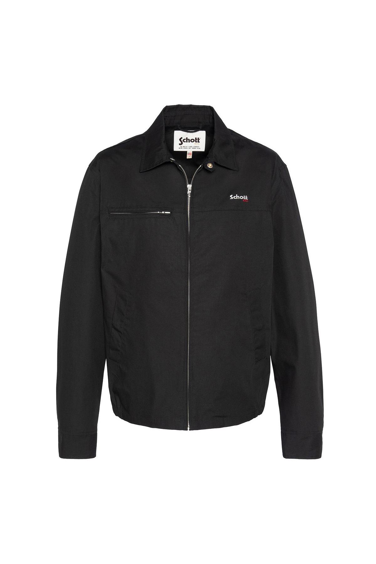 Chaqueta Hombre Schott CADAMS BLACK — vista 3