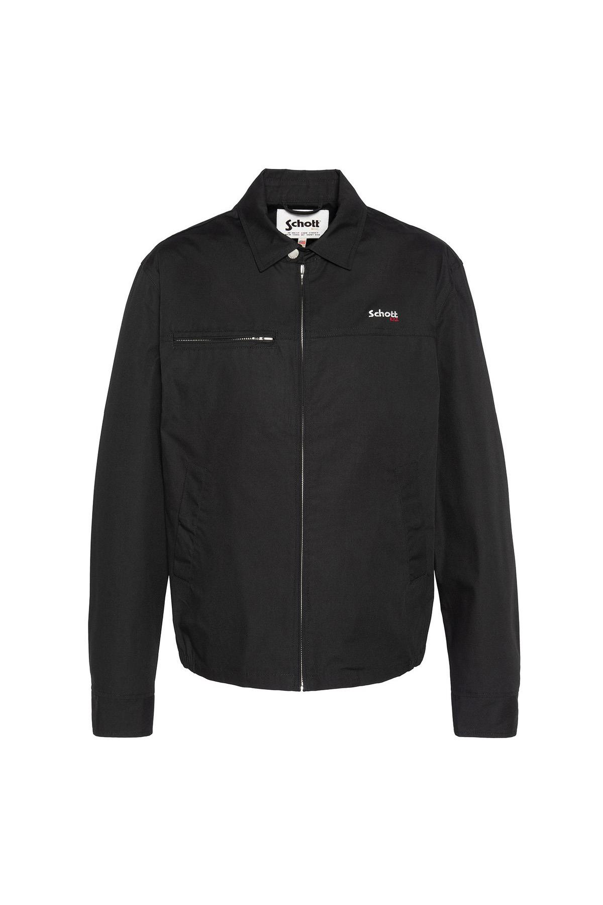 Chaqueta Hombre Schott CADAMS BLACK — vista 7