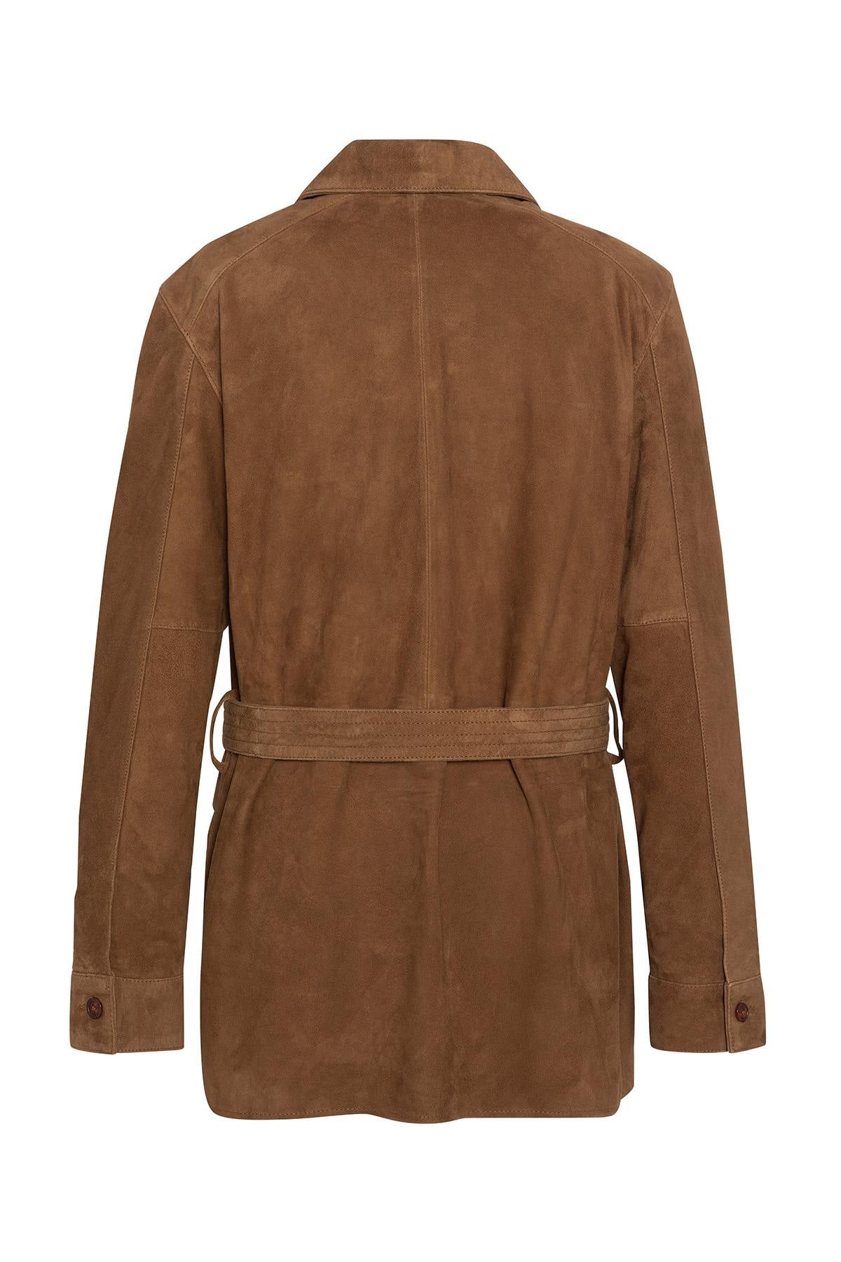 Veste Femme Schott LCWMERYL CARAMEL — vue 2