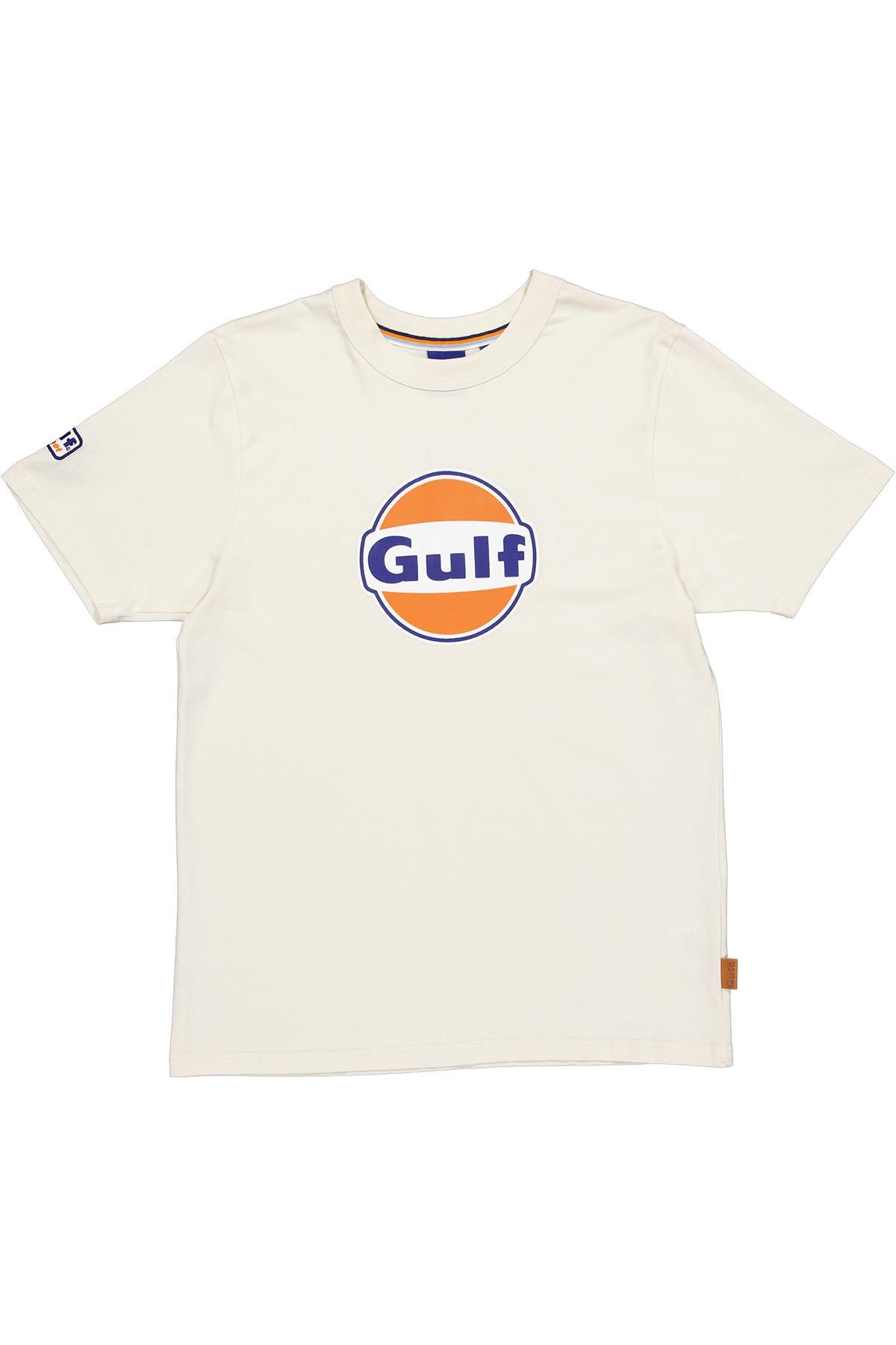 T-shirt Uomo Gulf TEE SHIRT TSM05-003 ECRU — vista 5