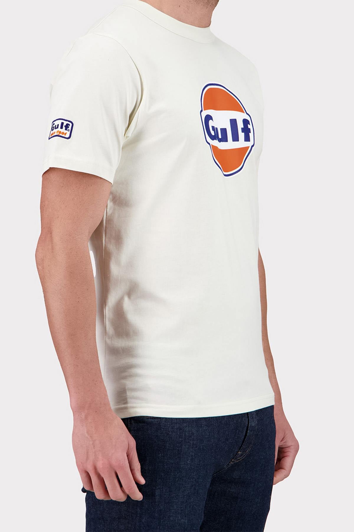 T-shirt Uomo Gulf TEE SHIRT TSM05-003 ECRU — vista 4