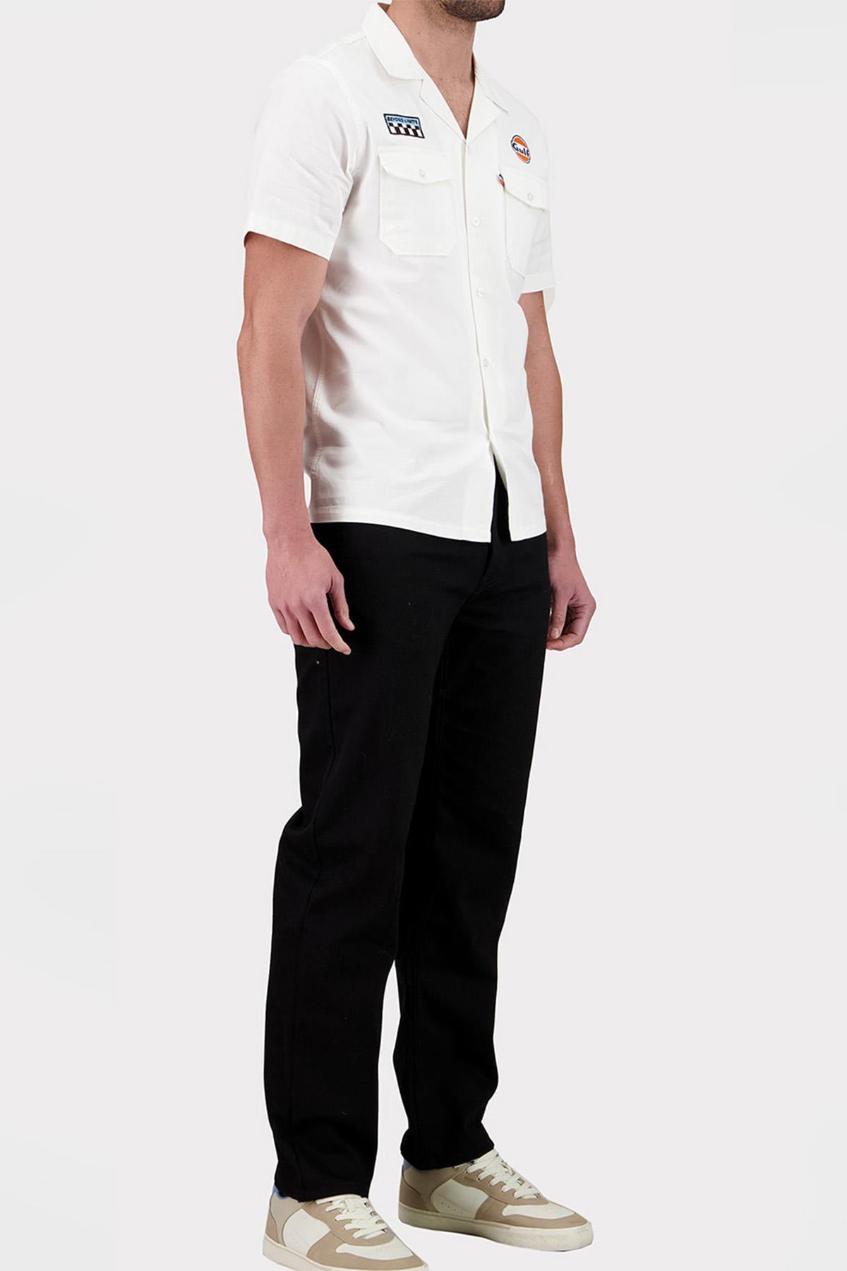 Camisa Hombre Gulf CHEMISE SHM04-003 ECRU — vista 4