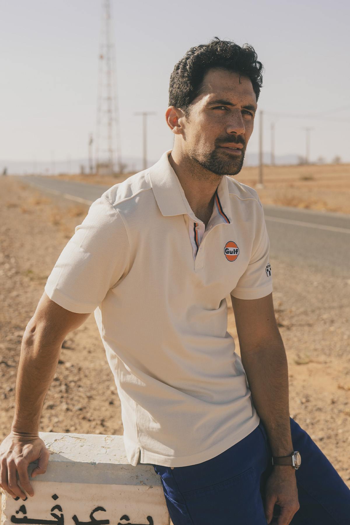 Herren Polo Gulf POLO POM03-003 ECRU — Ansicht 1