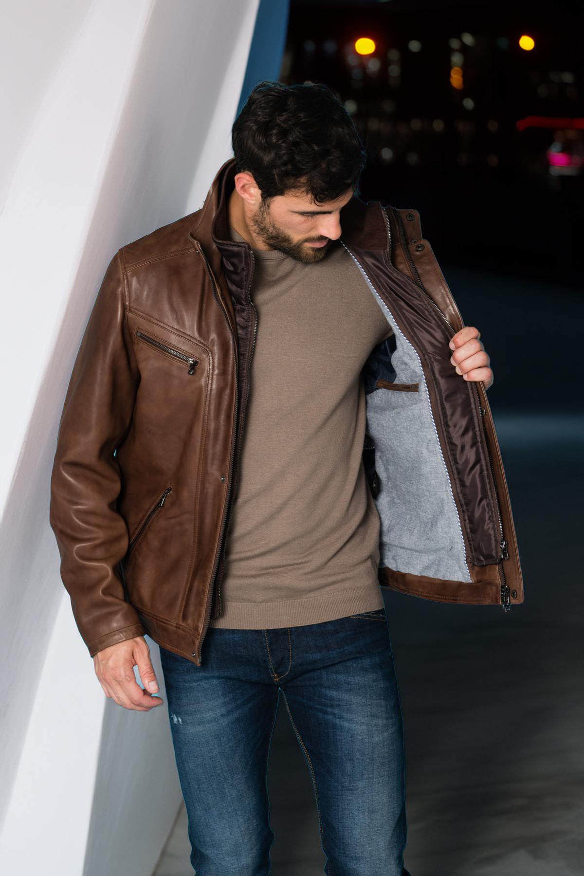 Chaqueta Hombre Daytona FALCON IC SHEEP MANILA BISON — vista 3