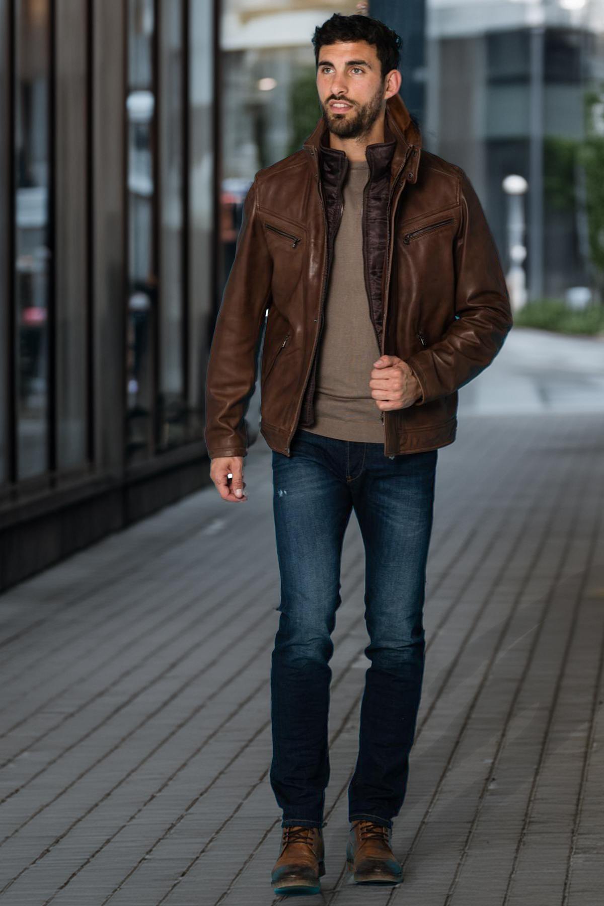 Chaqueta Hombre Daytona FALCON IC SHEEP MANILA BISON — vista 5
