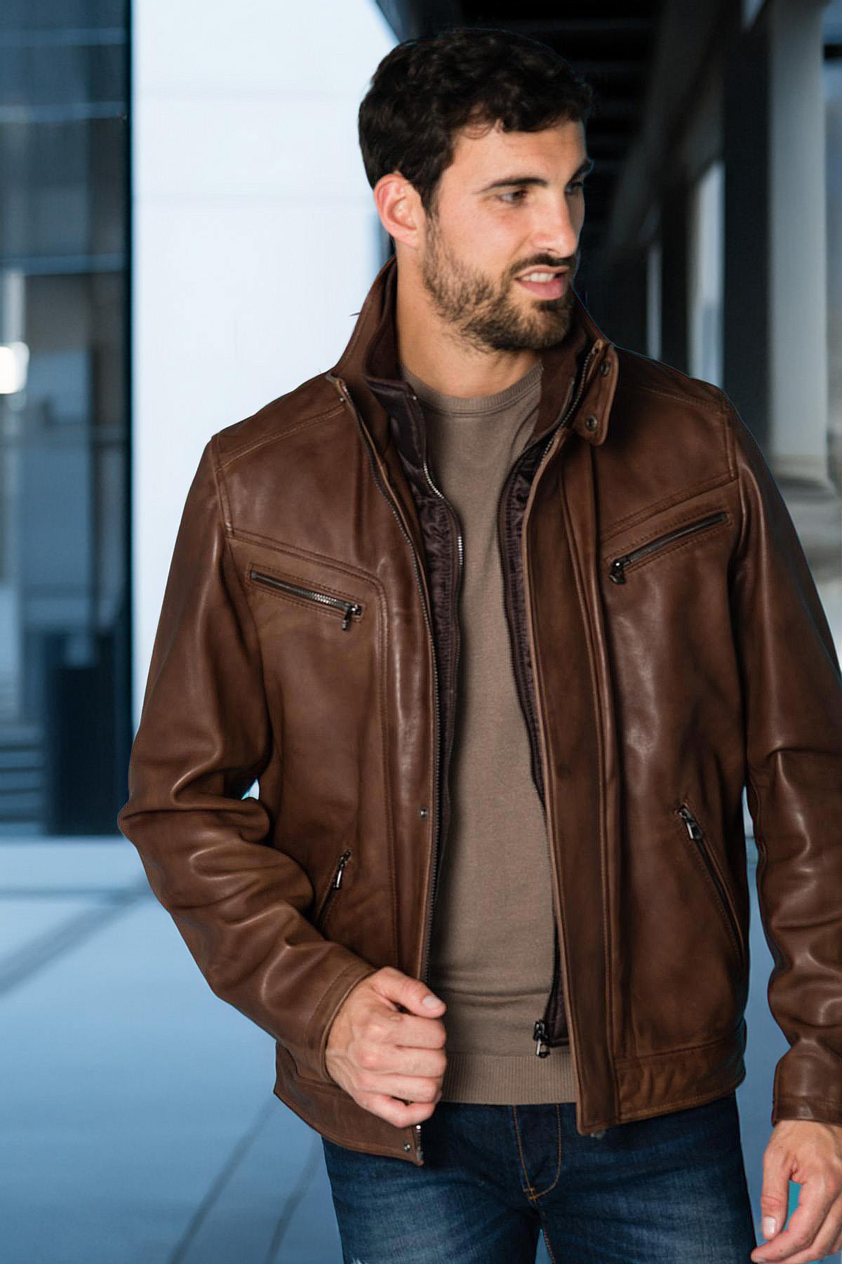 Chaqueta Hombre Daytona FALCON IC SHEEP MANILA BISON — vista 1