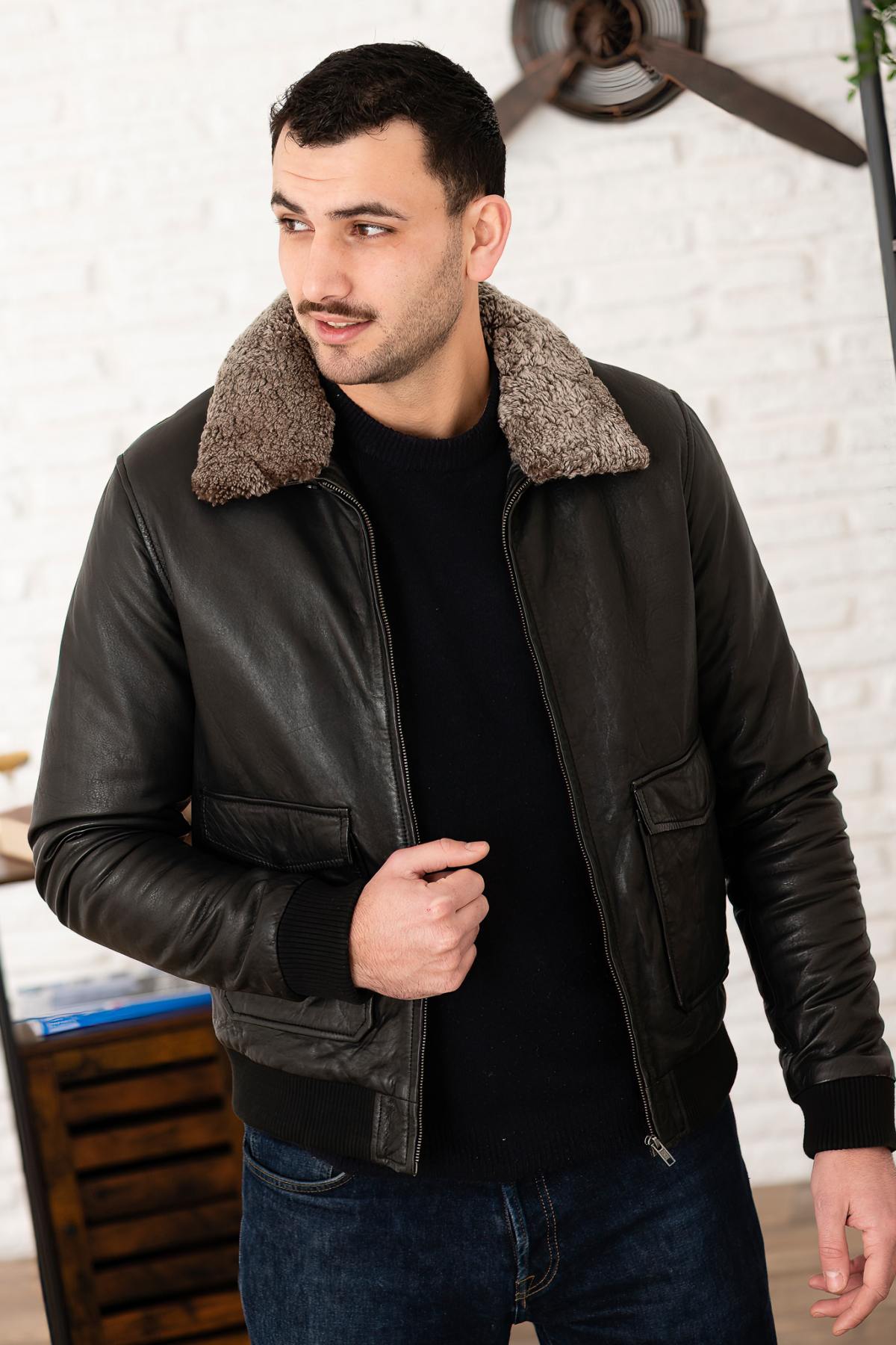 Chaqueta Hombre Serge Pariente PILOT SP BLACK — vista 5