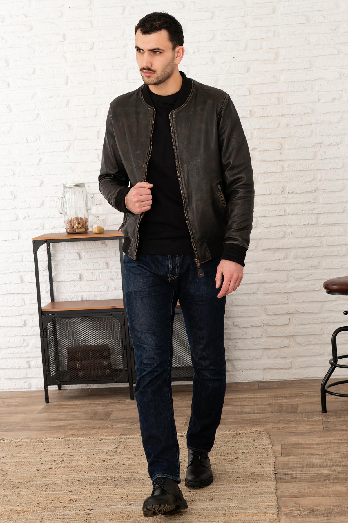 Giacche Uomo Serge Pariente BONBON BEIGE/BLACK — vista 4