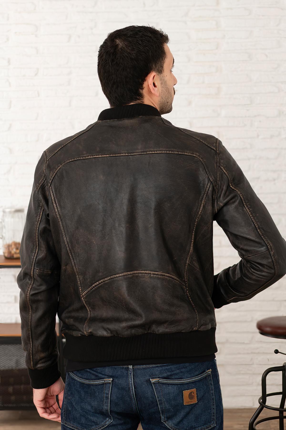 Giacche Uomo Serge Pariente BONBON BEIGE/BLACK — vista 3