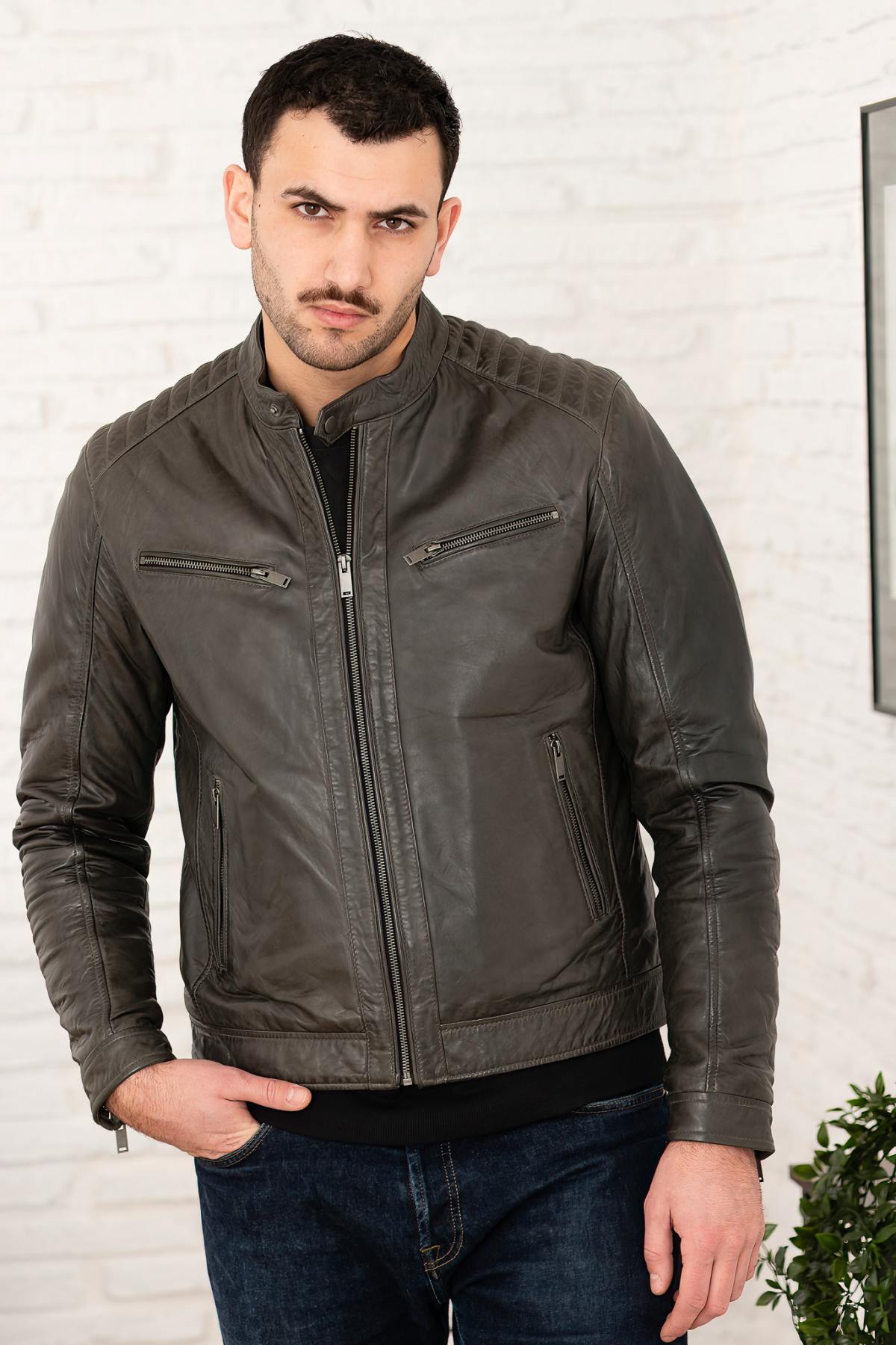 Giacche Uomo Serge Pariente ALON 2 ANTHRACITE — vista 1