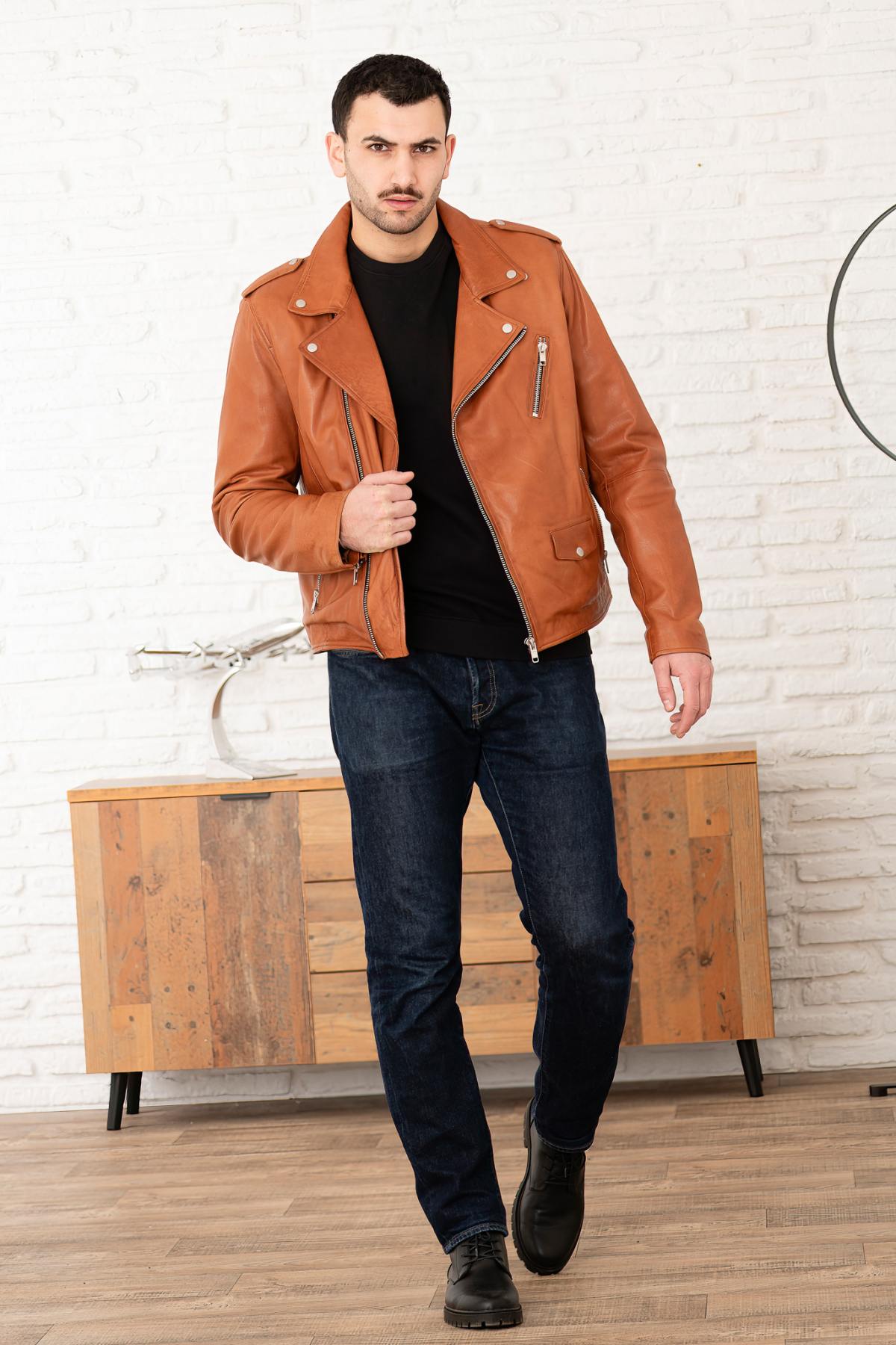 Herren Jacke Serge Pariente ROCKY 2 GINGER — Ansicht 1