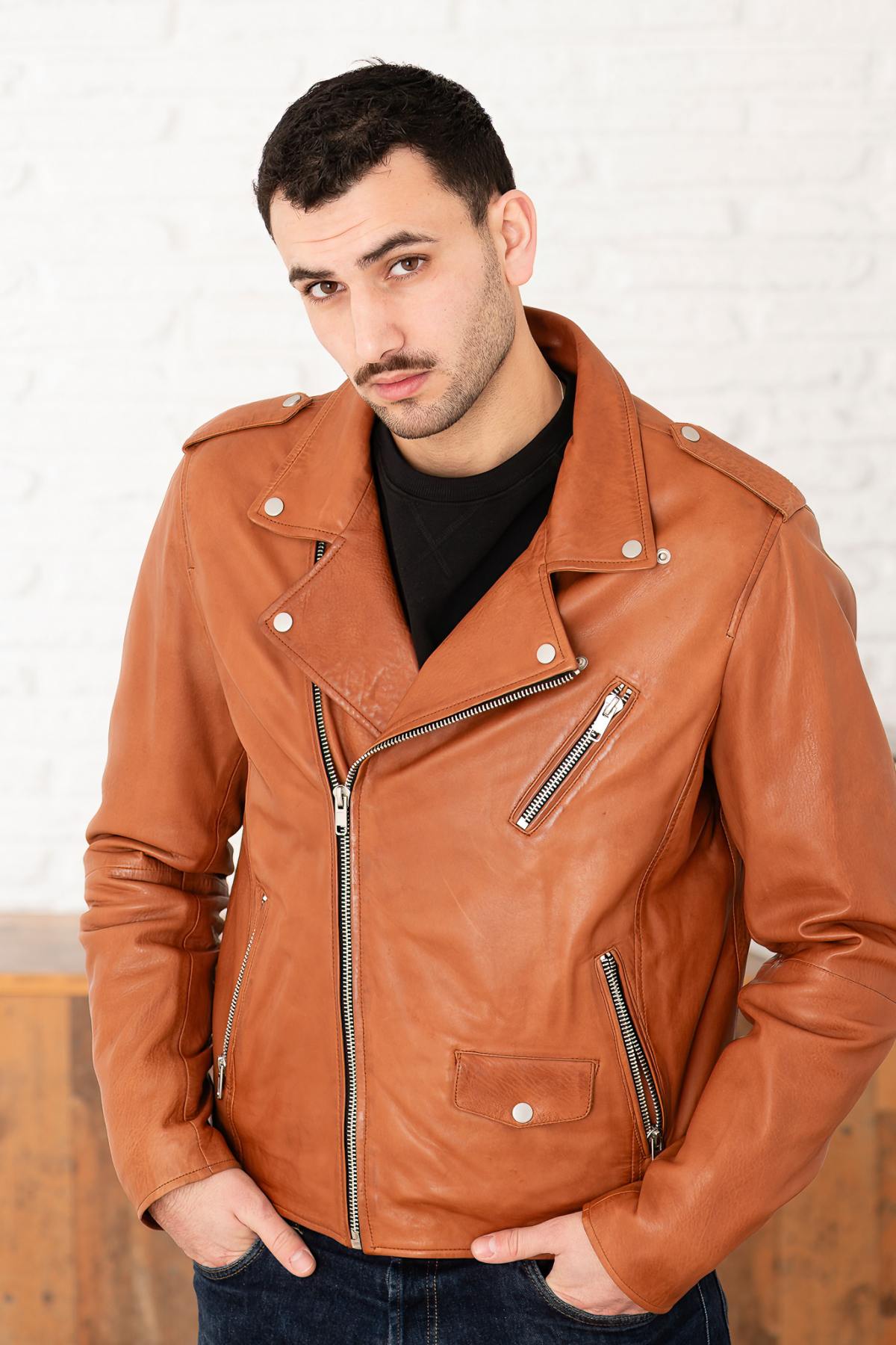 Herren Jacke Serge Pariente ROCKY 2 GINGER — Ansicht 4