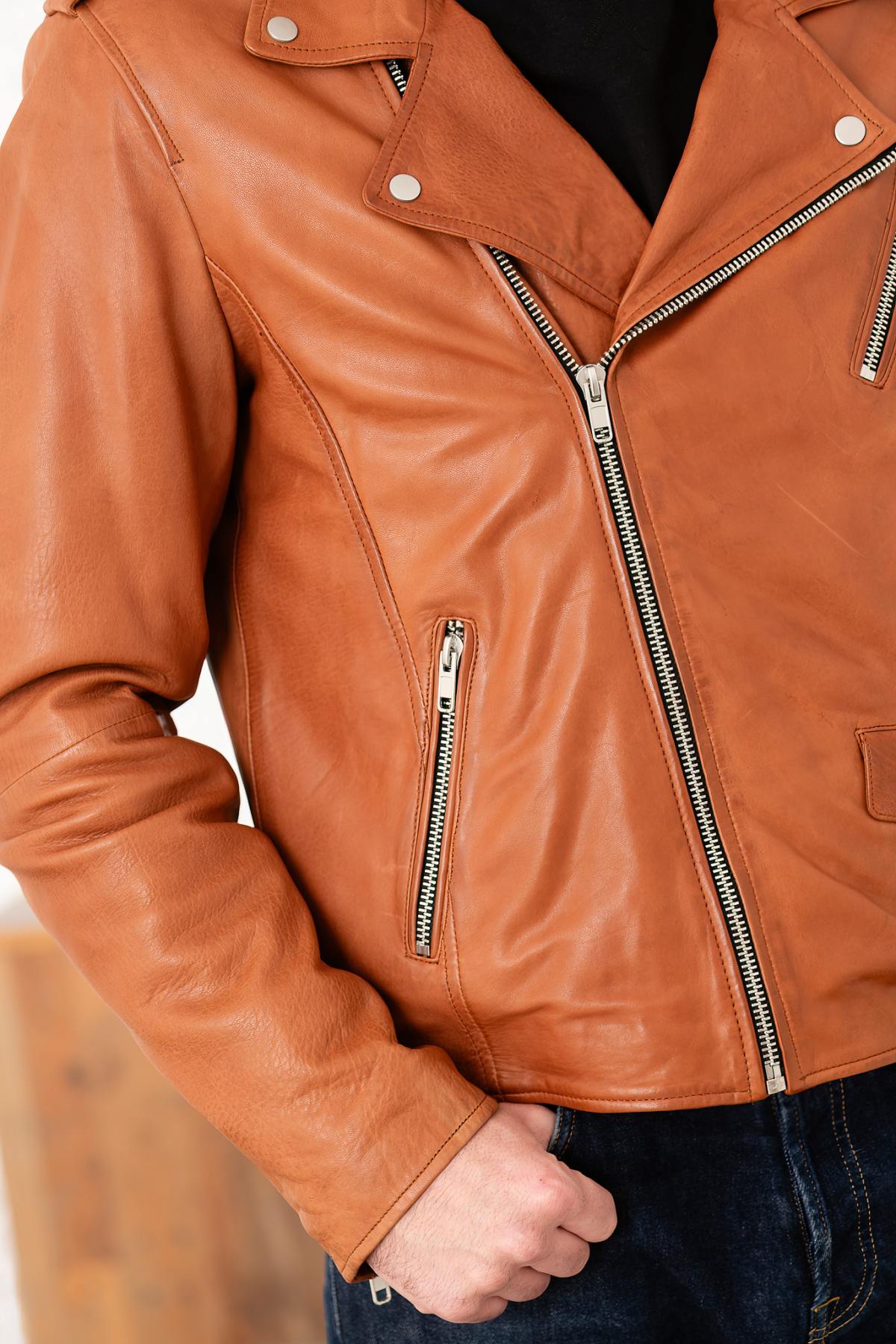 Herren Jacke Serge Pariente ROCKY 2 GINGER — Ansicht 5