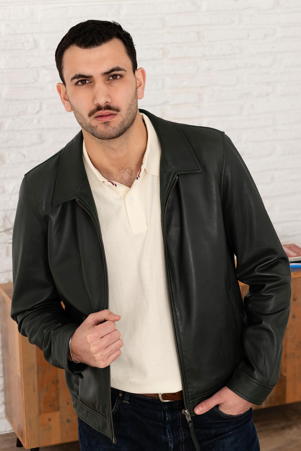 Giacche Uomo Serge Pariente TYSON 2 D.GREEN — vista 1