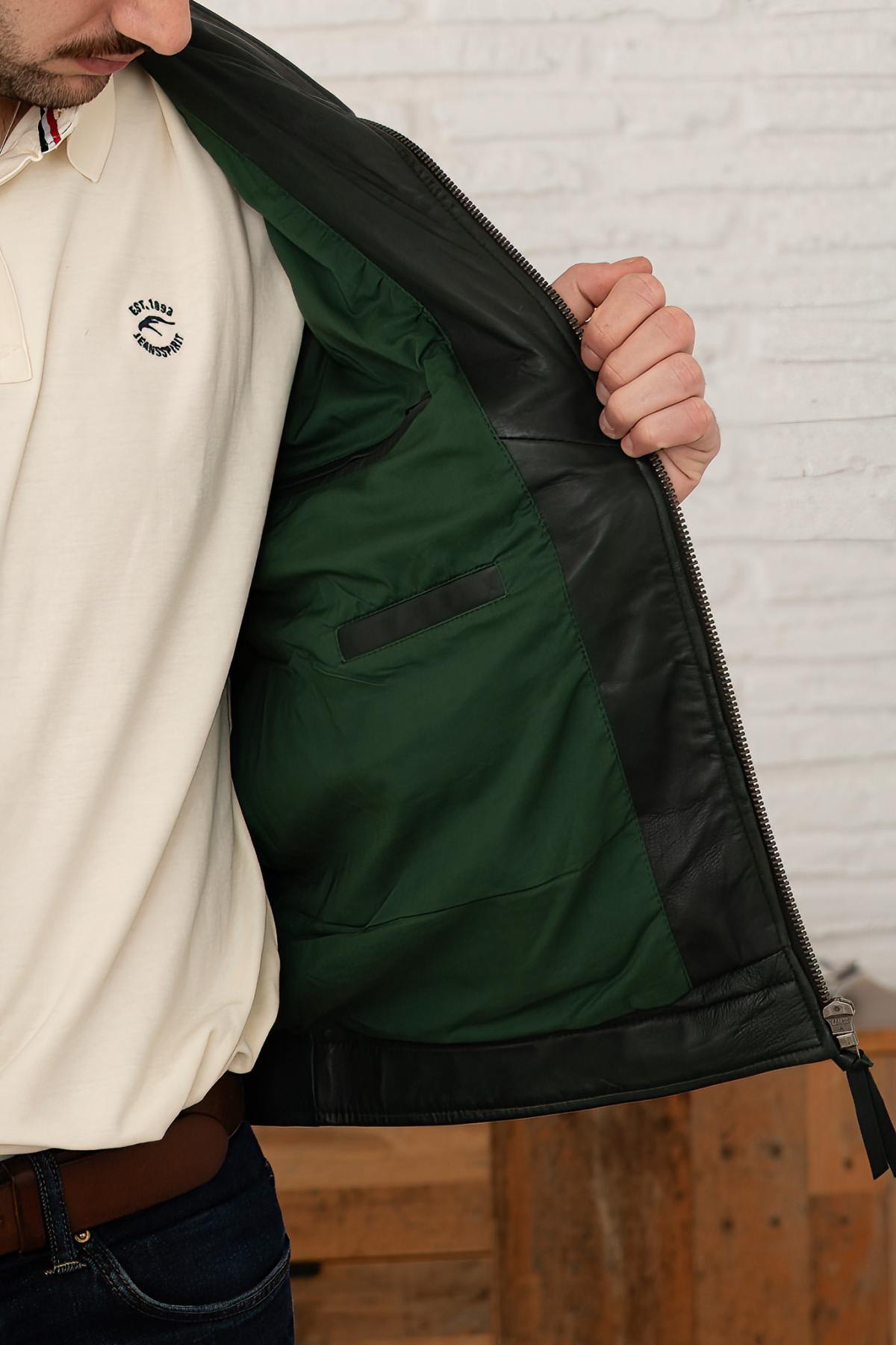 Giacche Uomo Serge Pariente TYSON 2 D.GREEN — vista 3