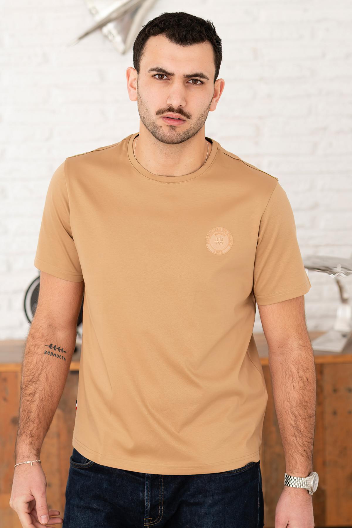 Herren T-shirt Patrouille De France TERRA MERCERISE DARK BEIGE — Ansicht 2
