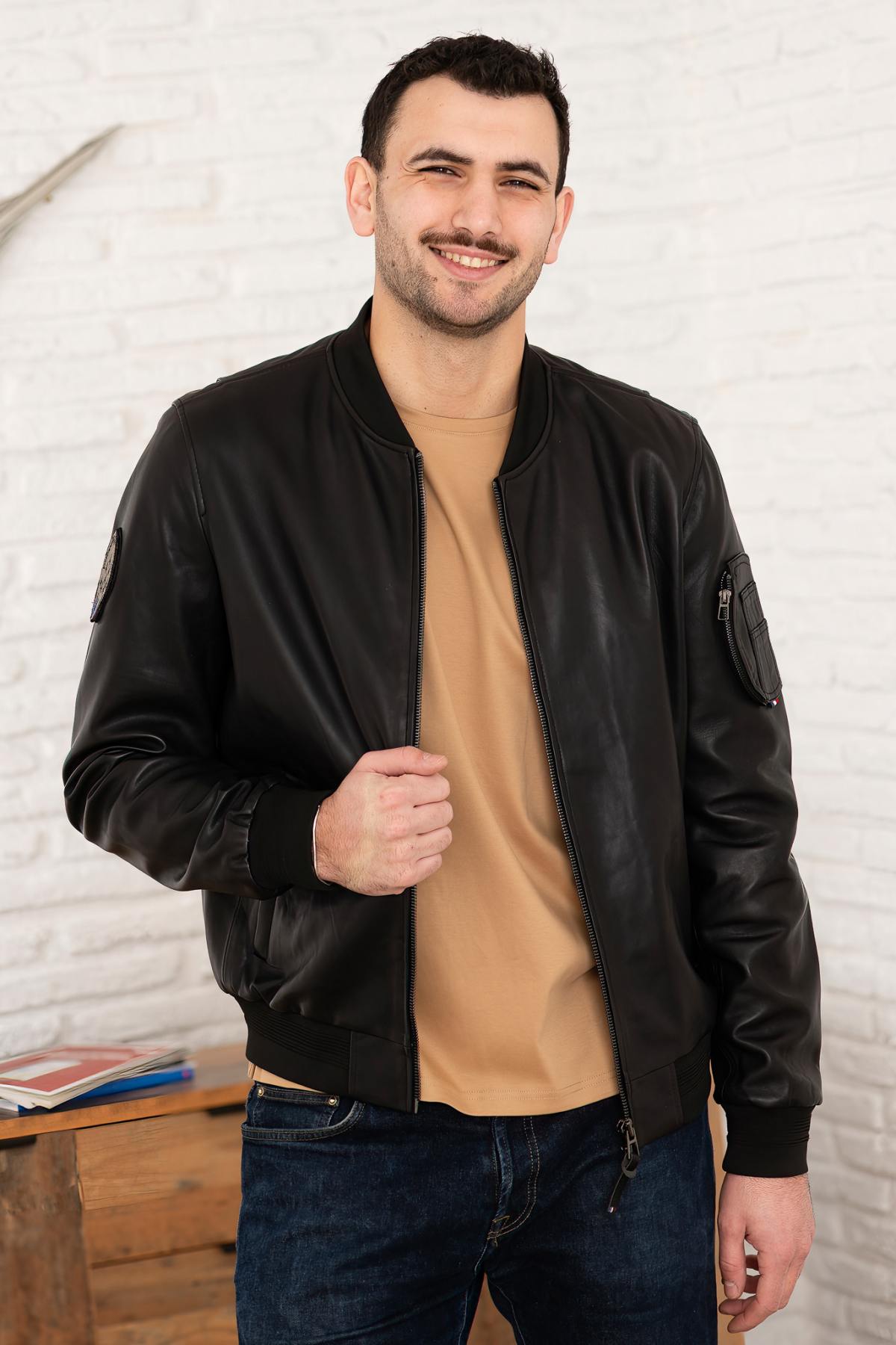 Giacche Uomo Patrouille De France FAUCON PALOMA BLACK — vista 4
