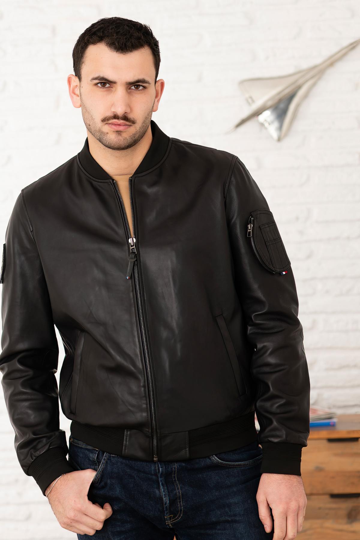 Giacche Uomo Patrouille De France FAUCON PALOMA BLACK — vista 1