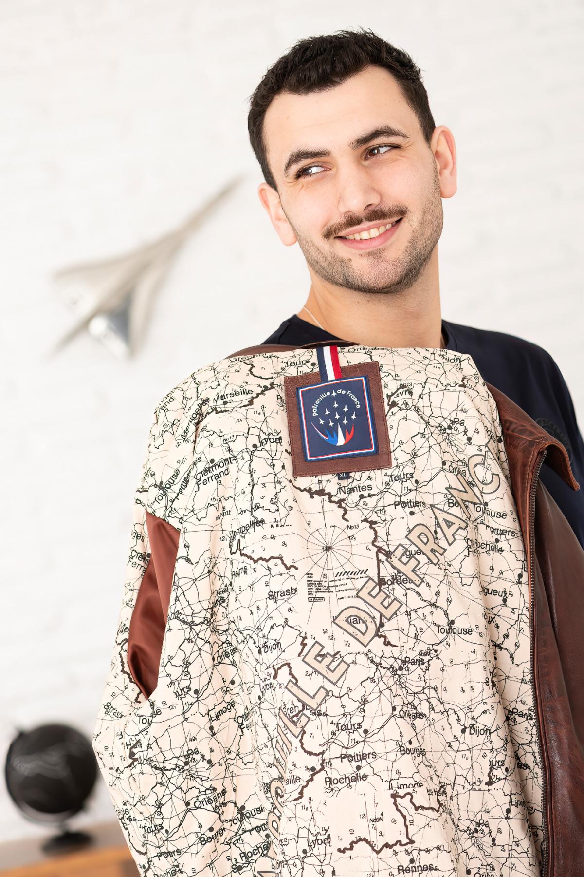 Blouson Homme Patrouille De France FIREFLY EARTH COGNAC — vue 6