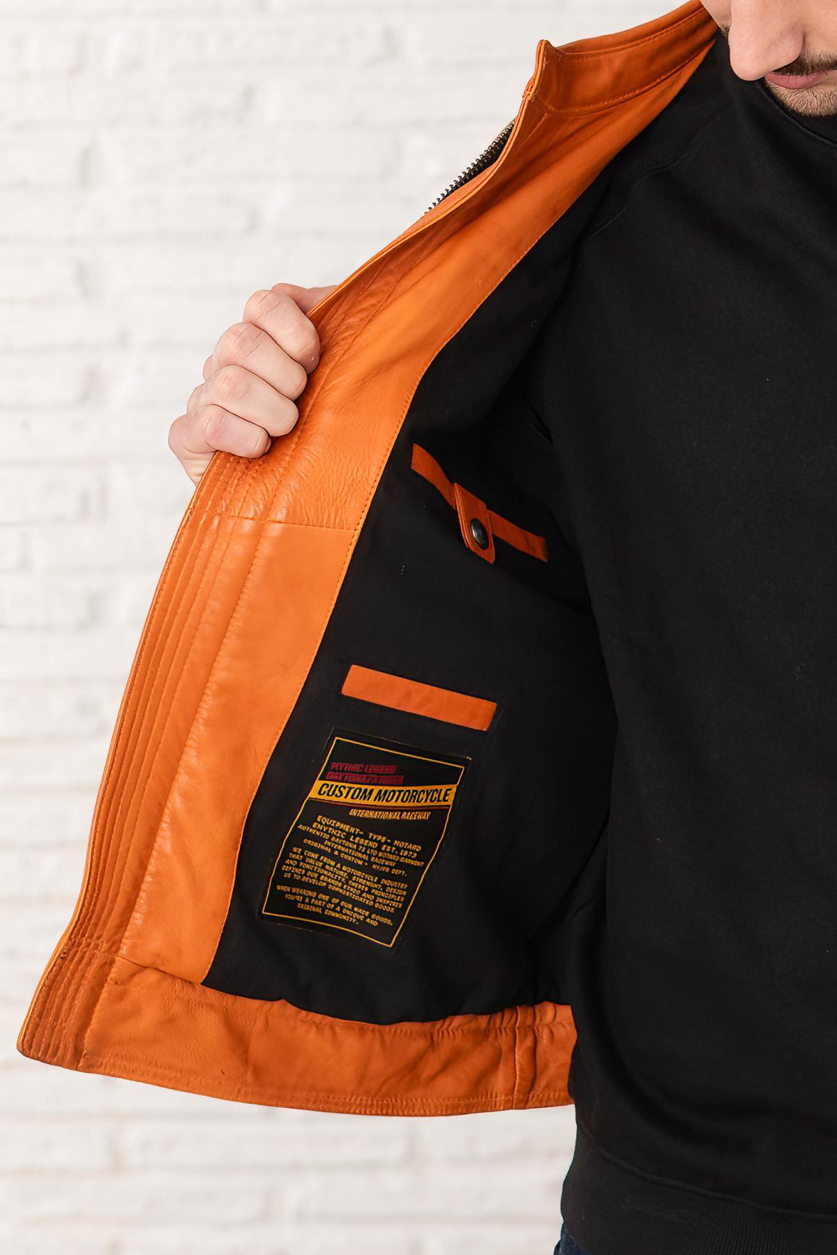 Herren Jacke Daytona SCOTTY SHEEP ATLAS VEG BURNT ORANGE — Ansicht 6