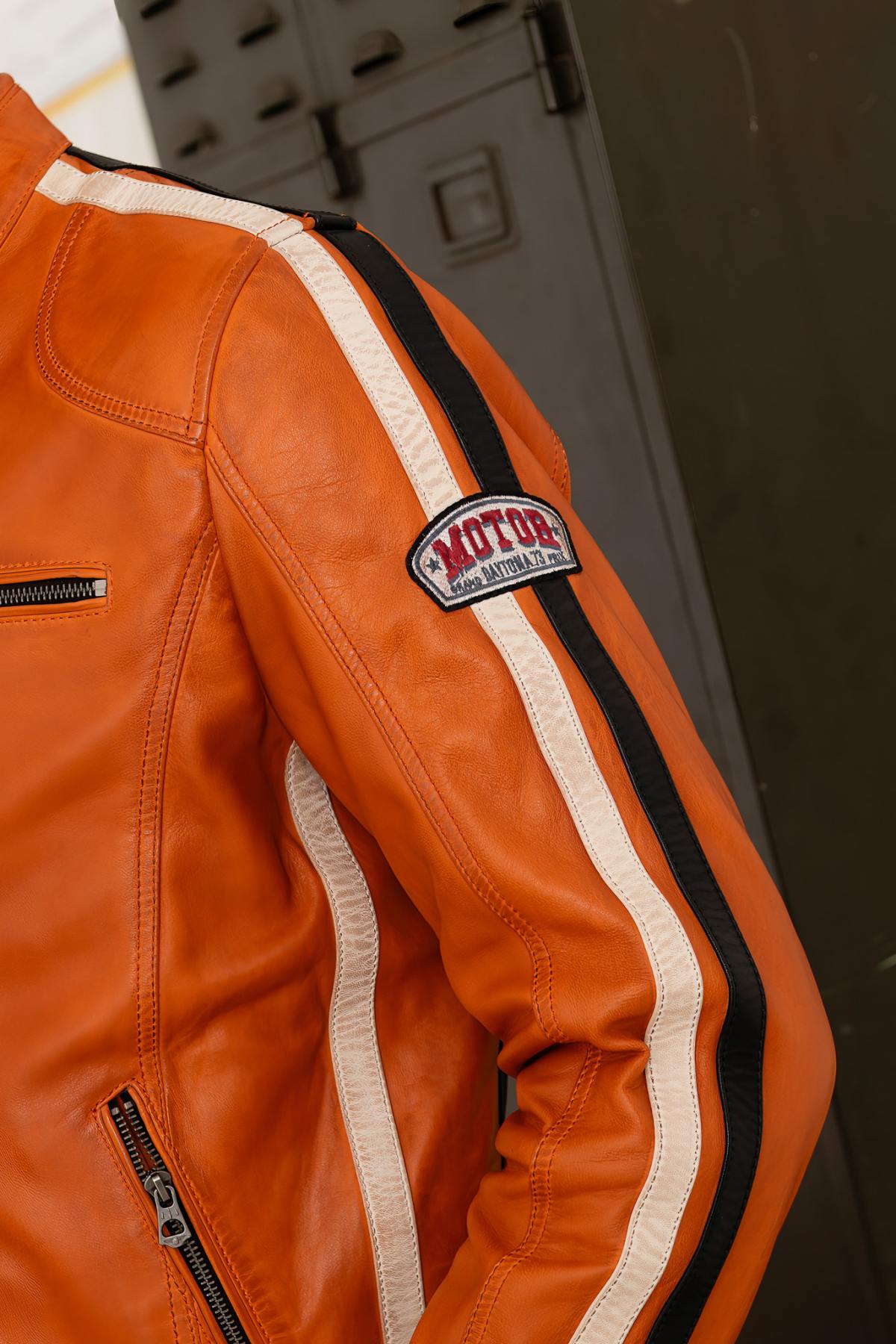 Herren Jacke Daytona SCOTTY SHEEP ATLAS VEG BURNT ORANGE — Ansicht 5