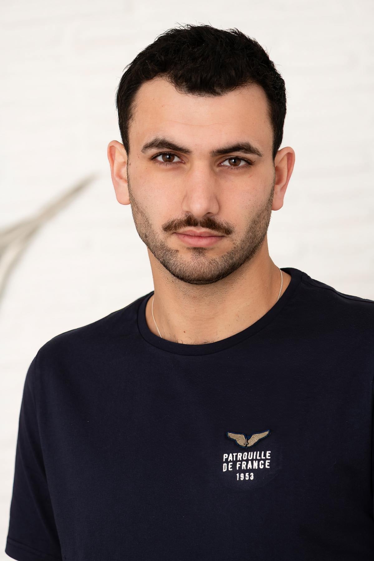 Herren T-shirt Patrouille De France WING OLYH NAVY BLUE — Ansicht 3