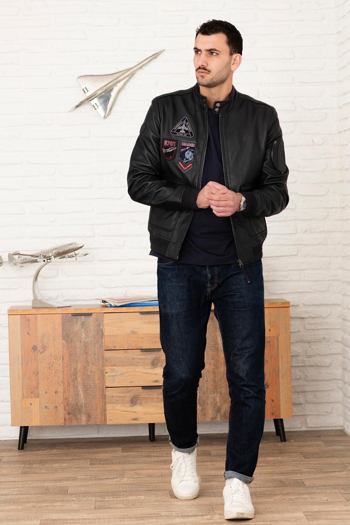 Giacche Uomo Patrouille De France OPIUM NAPOLI DARK NAVY — vista 12