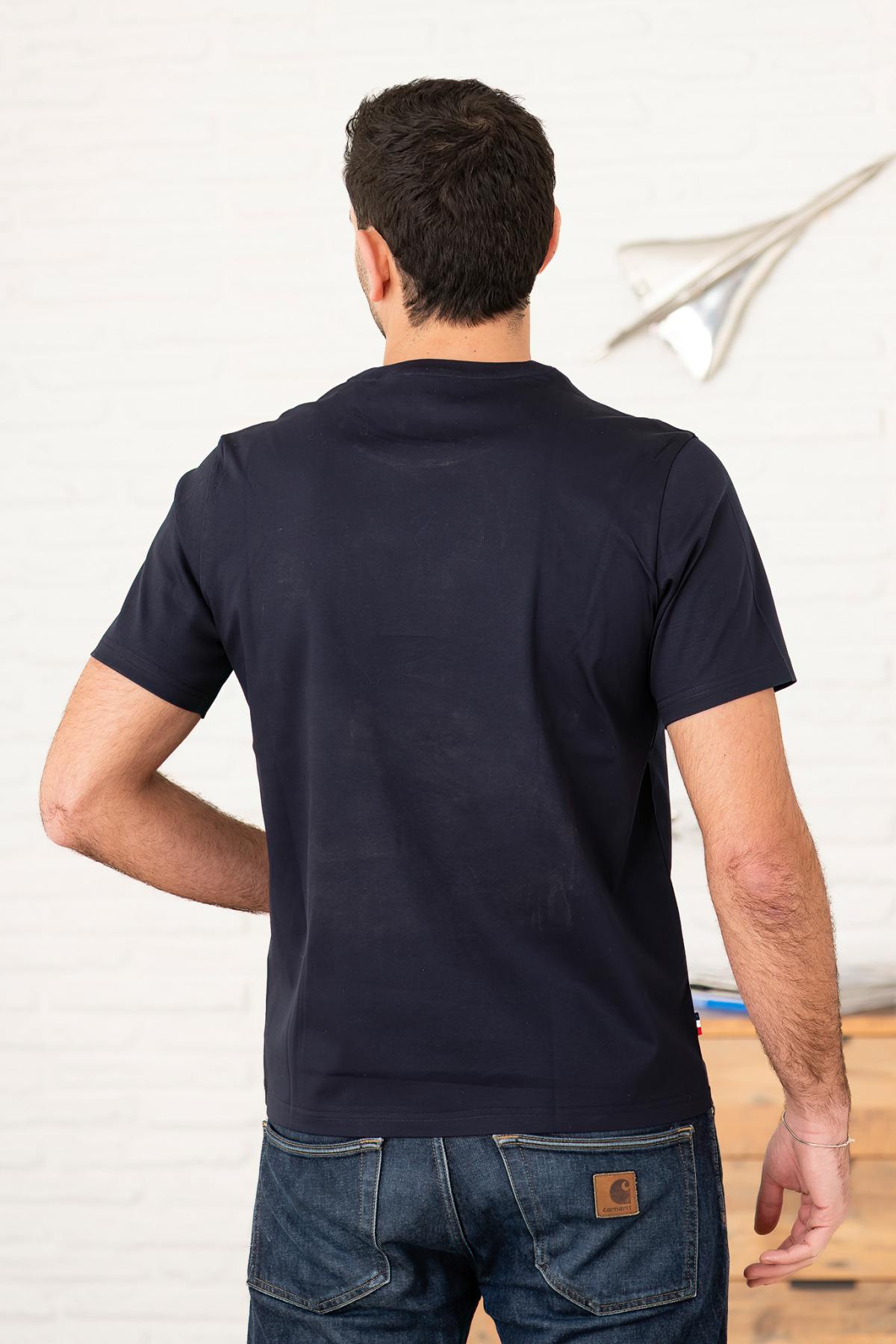 Tee Shirt Homme Patrouille De France TERRA MERCERISE NAVY BLUE — vue 4