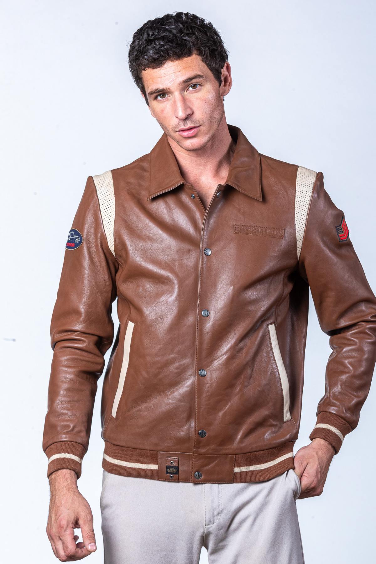 Chaqueta Hombre Steve Mcqueen DOUG TORTOISE — vista 4