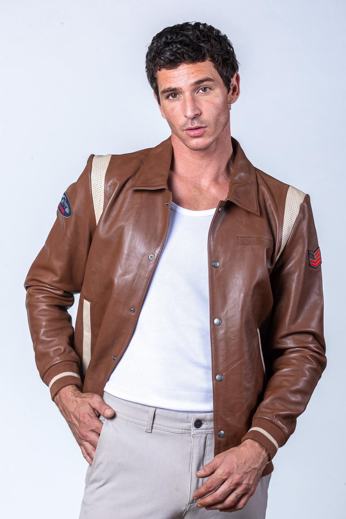 Chaqueta Hombre Steve Mcqueen DOUG TORTOISE — vista 1