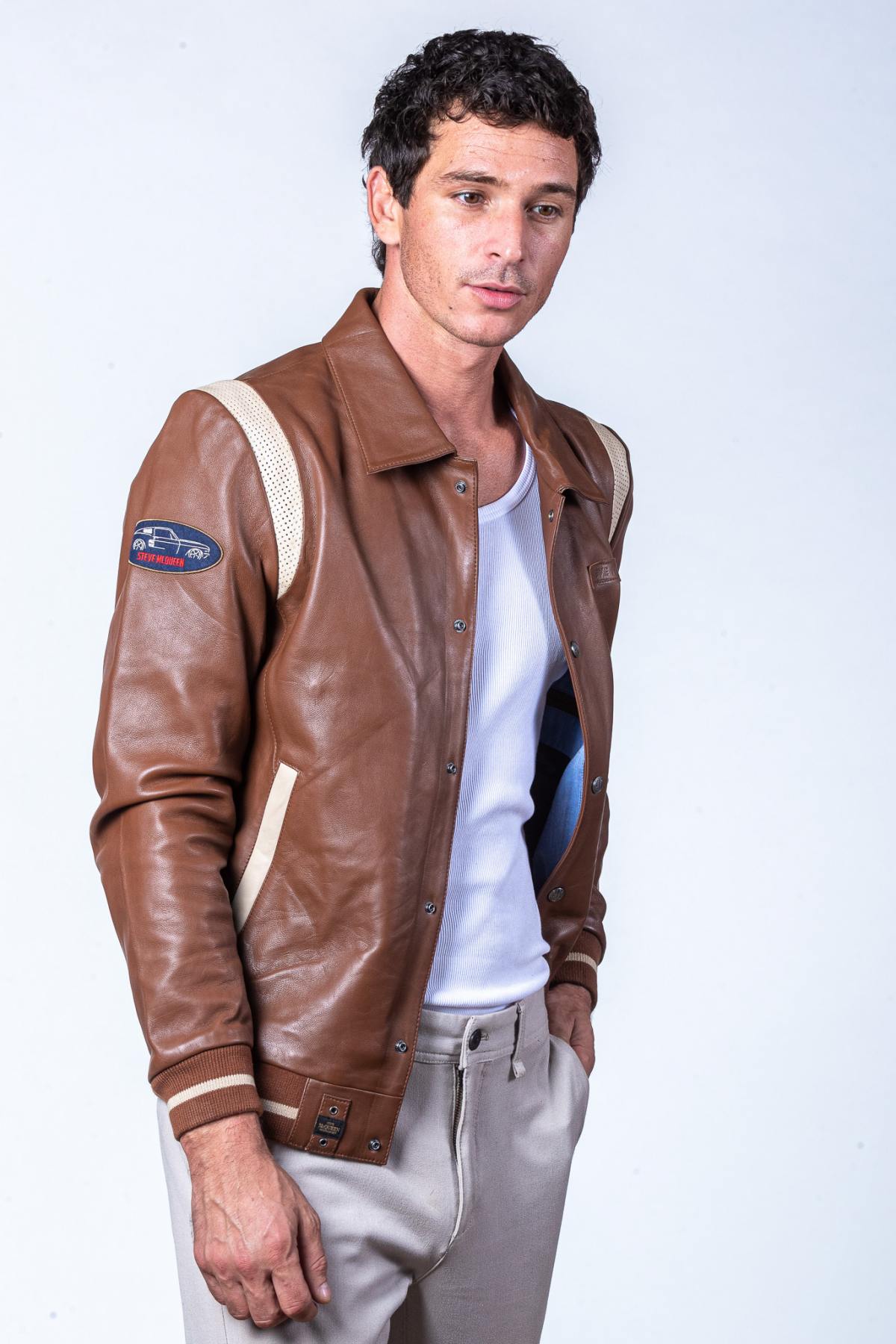 Chaqueta Hombre Steve Mcqueen DOUG TORTOISE — vista 6