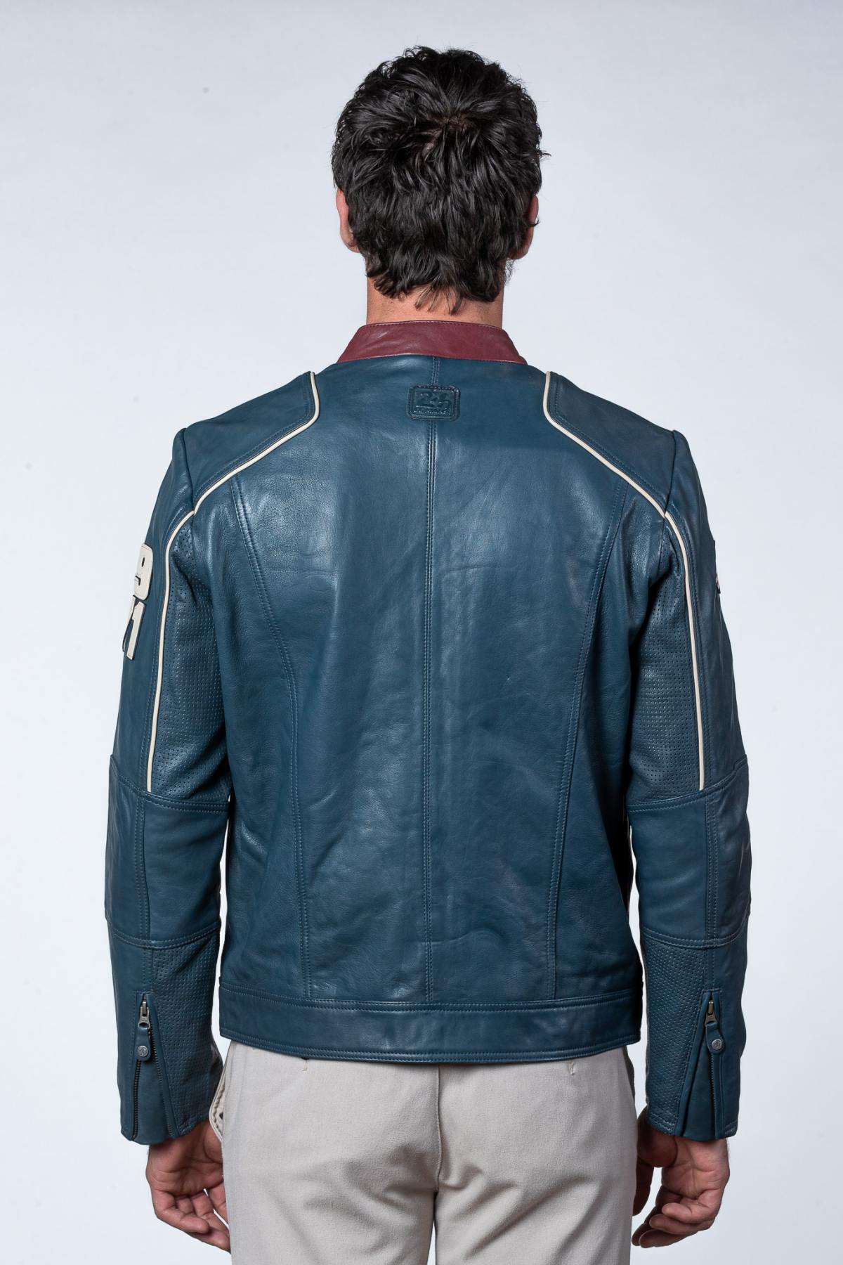 Chaqueta Hombre Steve Mcqueen LIAM ROYAL BLUE — vista 3