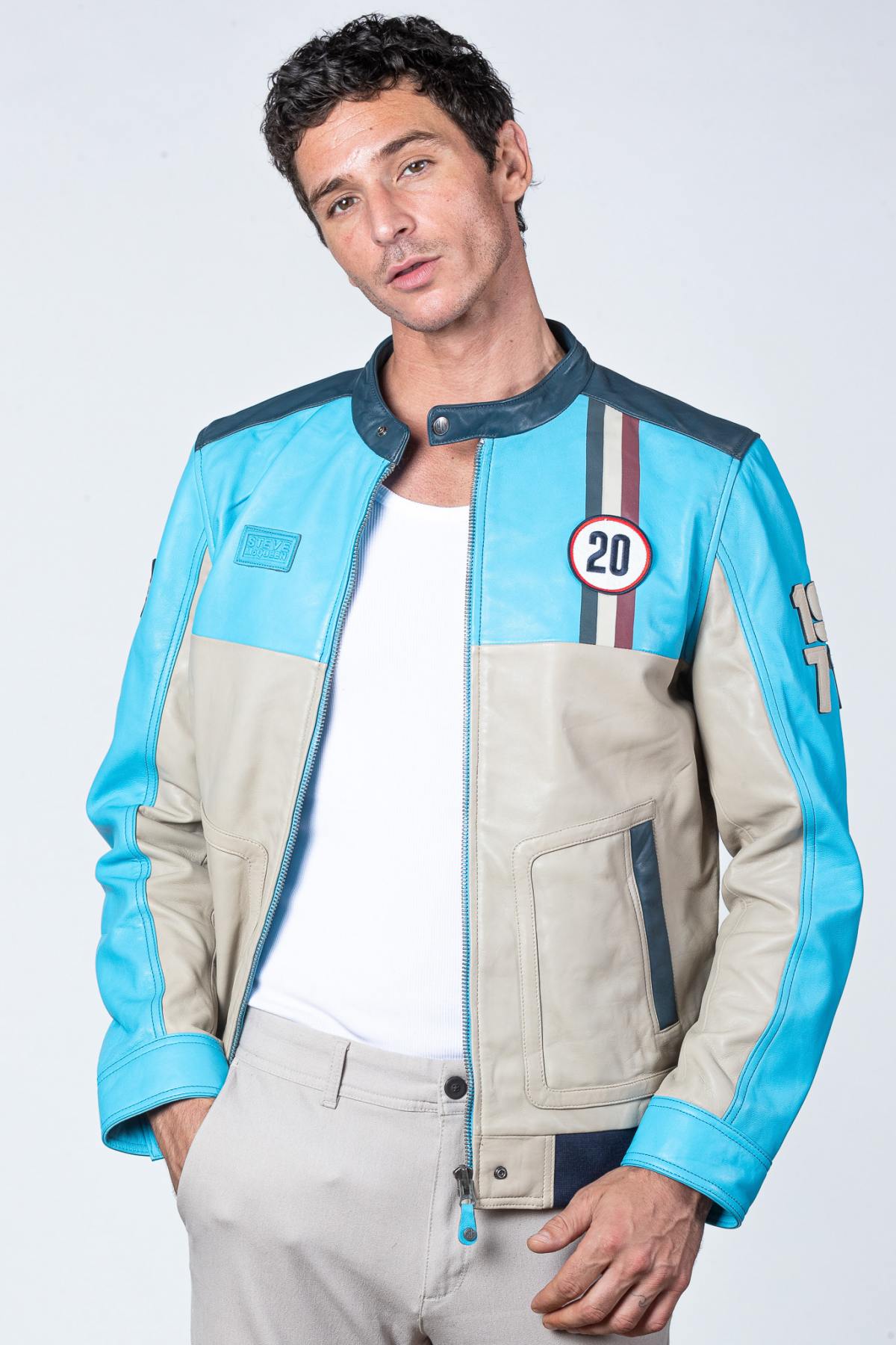 Chaqueta Hombre Steve Mcqueen TITUS NORSE BLUE — vista 1